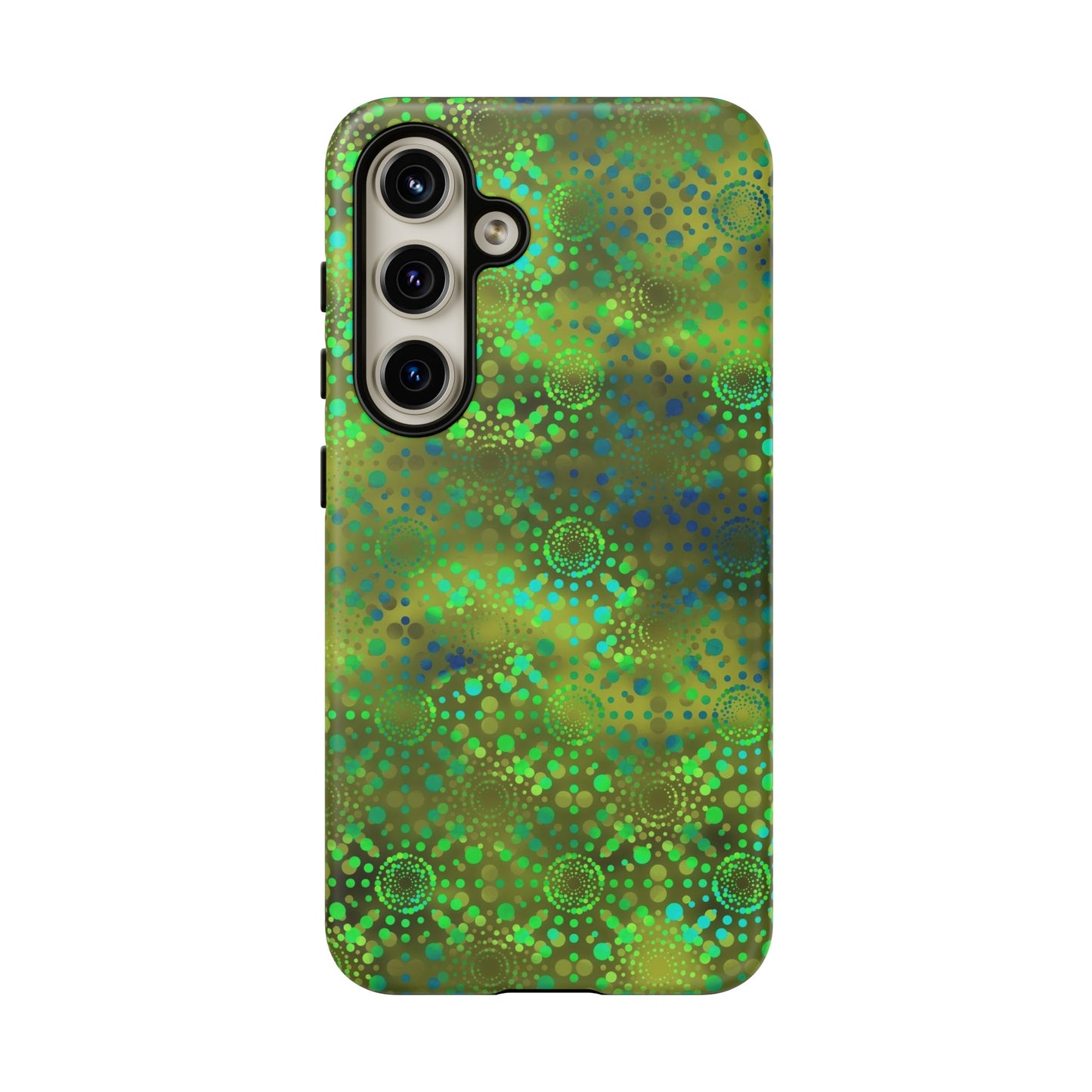 Samsung Galaxy Series Tough Case-Phone Case: Dreamscapes [Green Kaleidoscope]