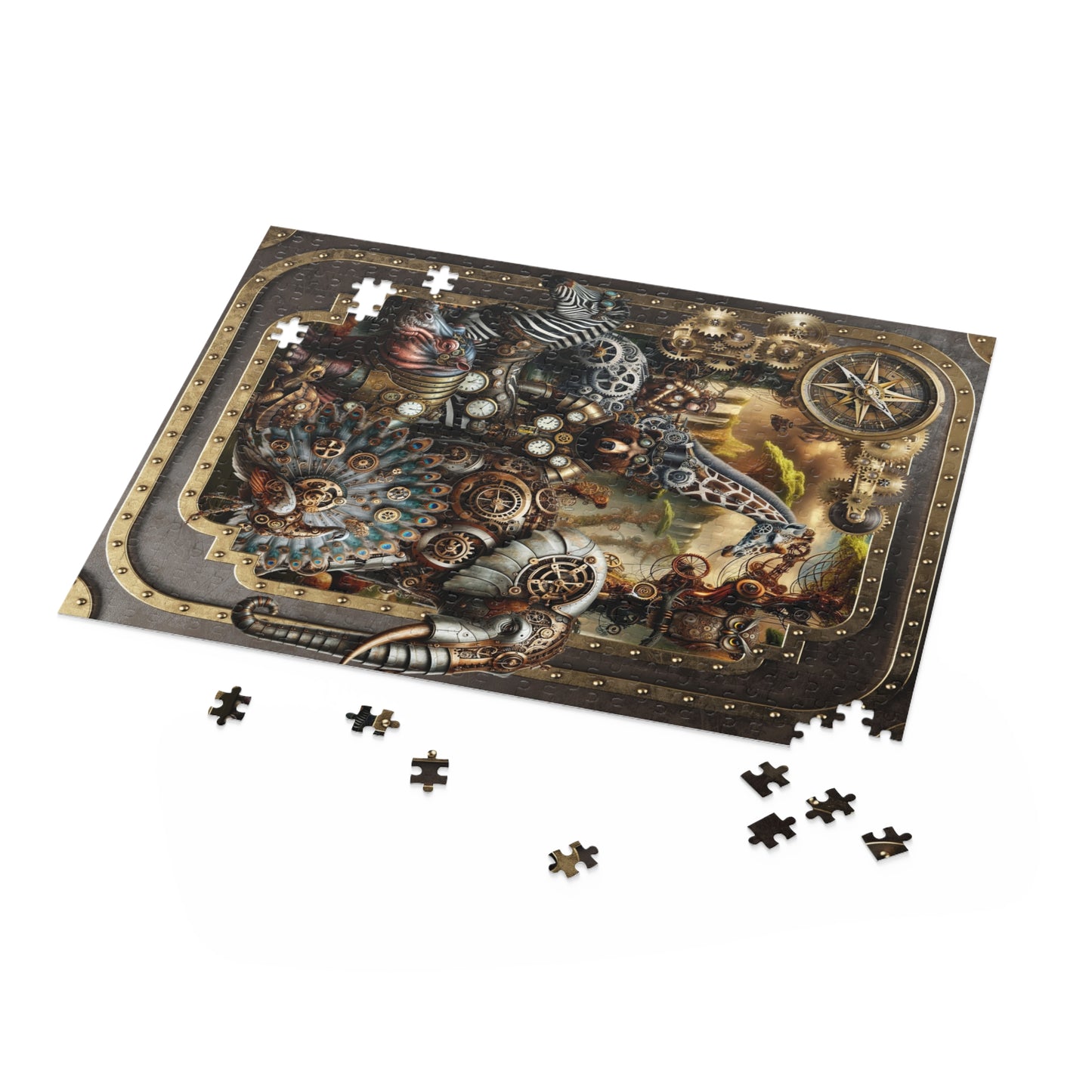 Jigsaw Puzzle (500 Pieces):  Steampunk [Animals-Panel]