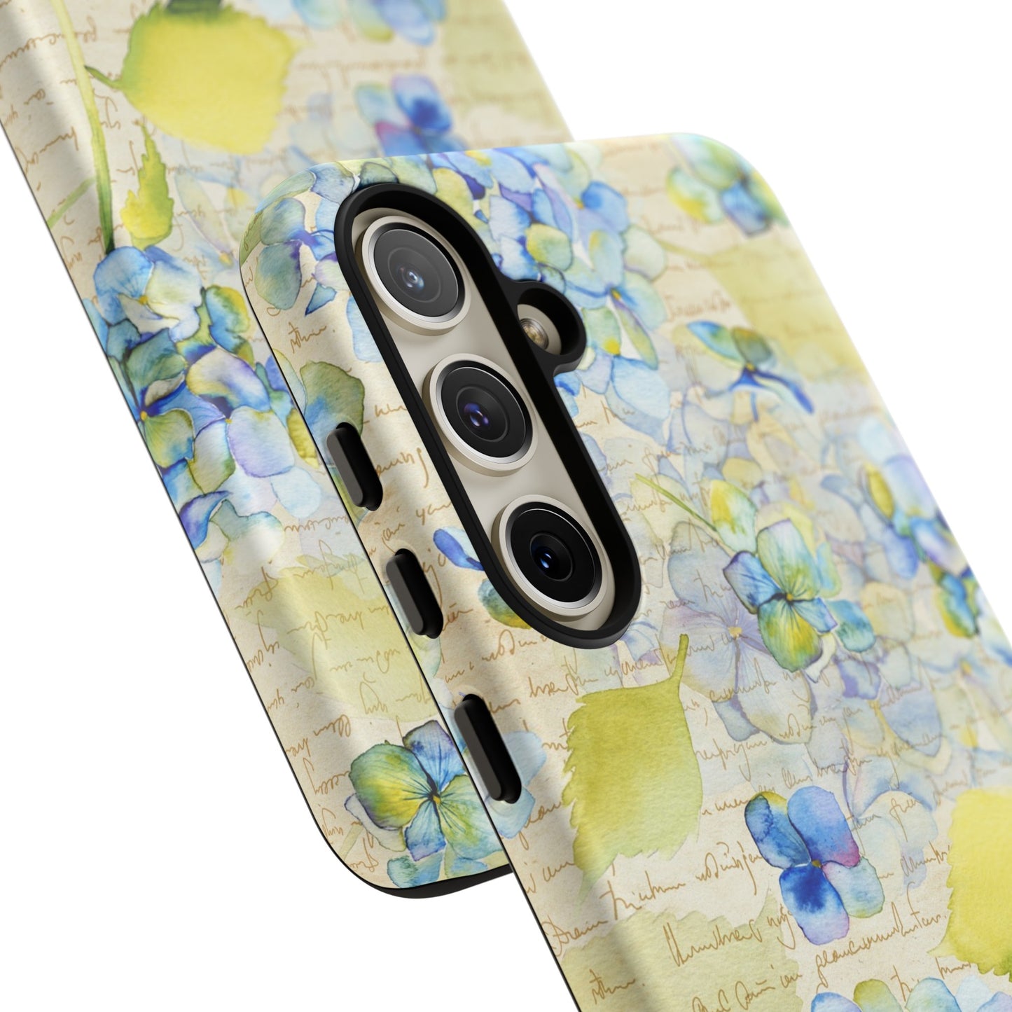 Samsung Galaxy Series Tough Case-Phone Case:  Leah [Flowers W/Script]