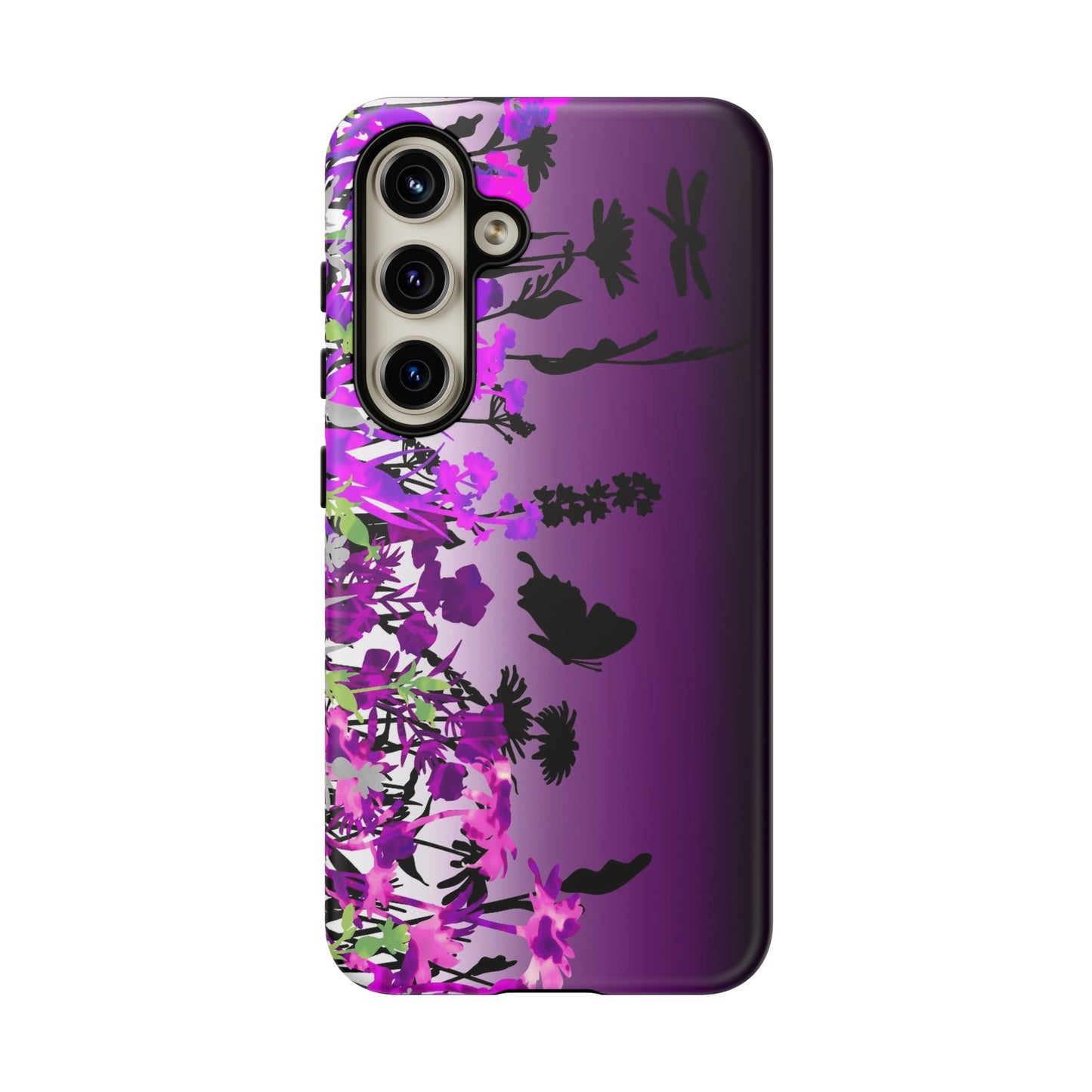 Samsung Galaxy Series Tough Case-Phone Case: Dreamscapes [Dark Purple Border]