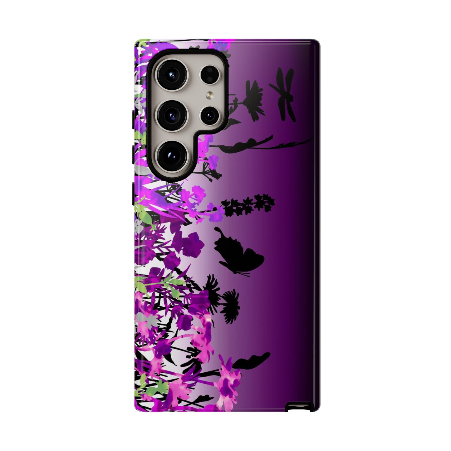 Samsung Galaxy Series Tough Case-Phone Case: Dreamscapes [Dark Purple Border]