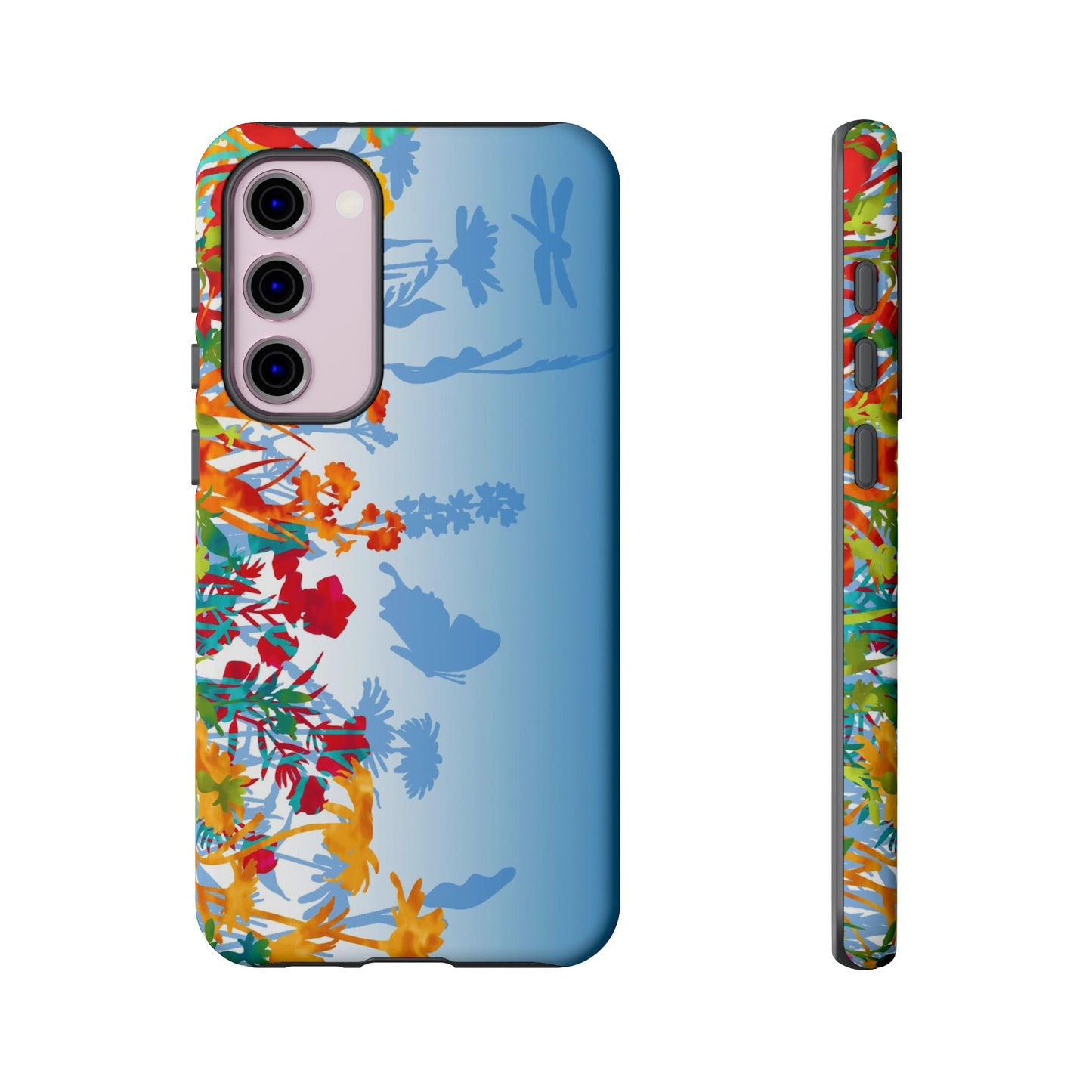 Samsung Galaxy S23 - Tough Phone Case: Dreamscapes [Light Blue Border]