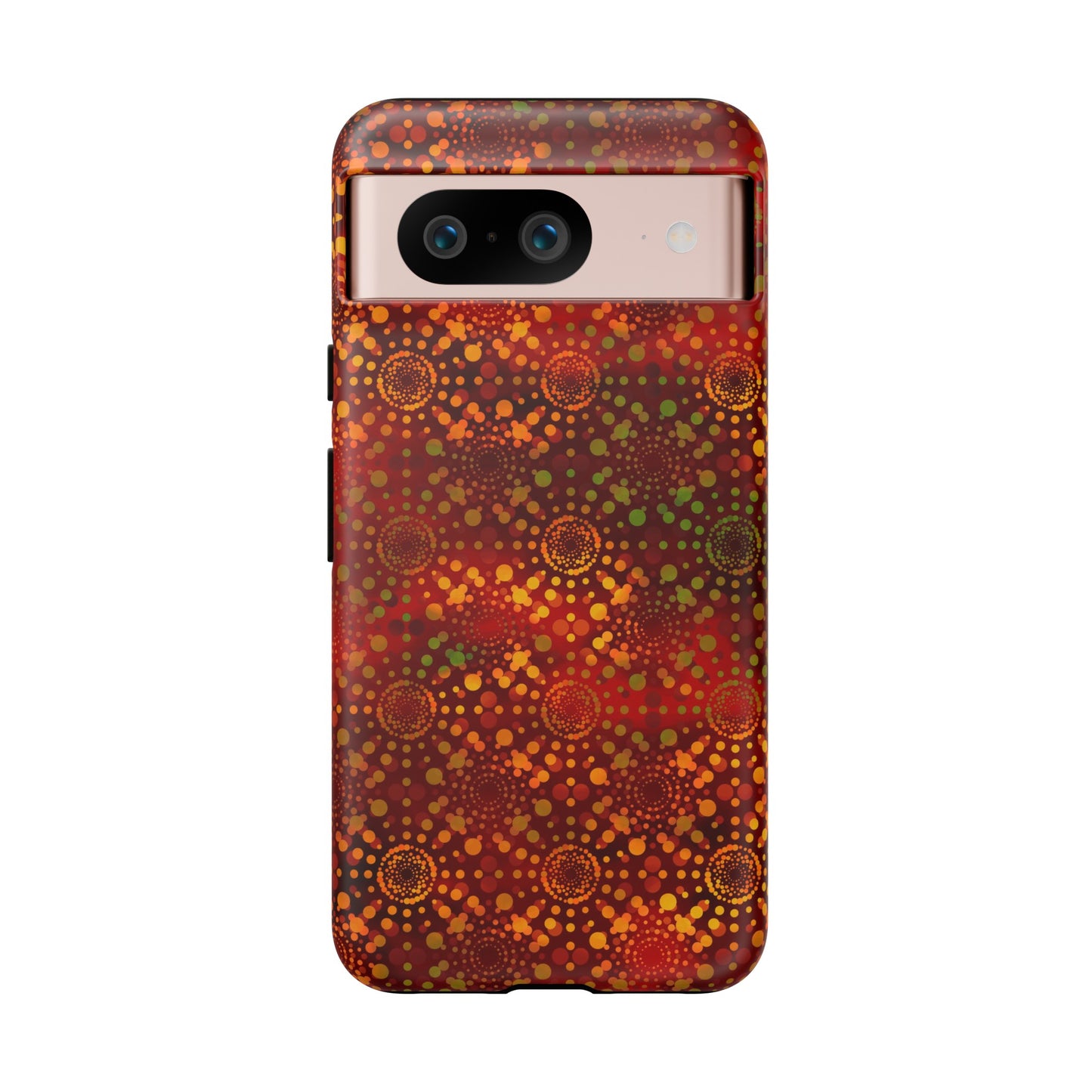 Google Pixel Tough Case-Phone Case: Dreamscapes [Red Kaliedoscope]