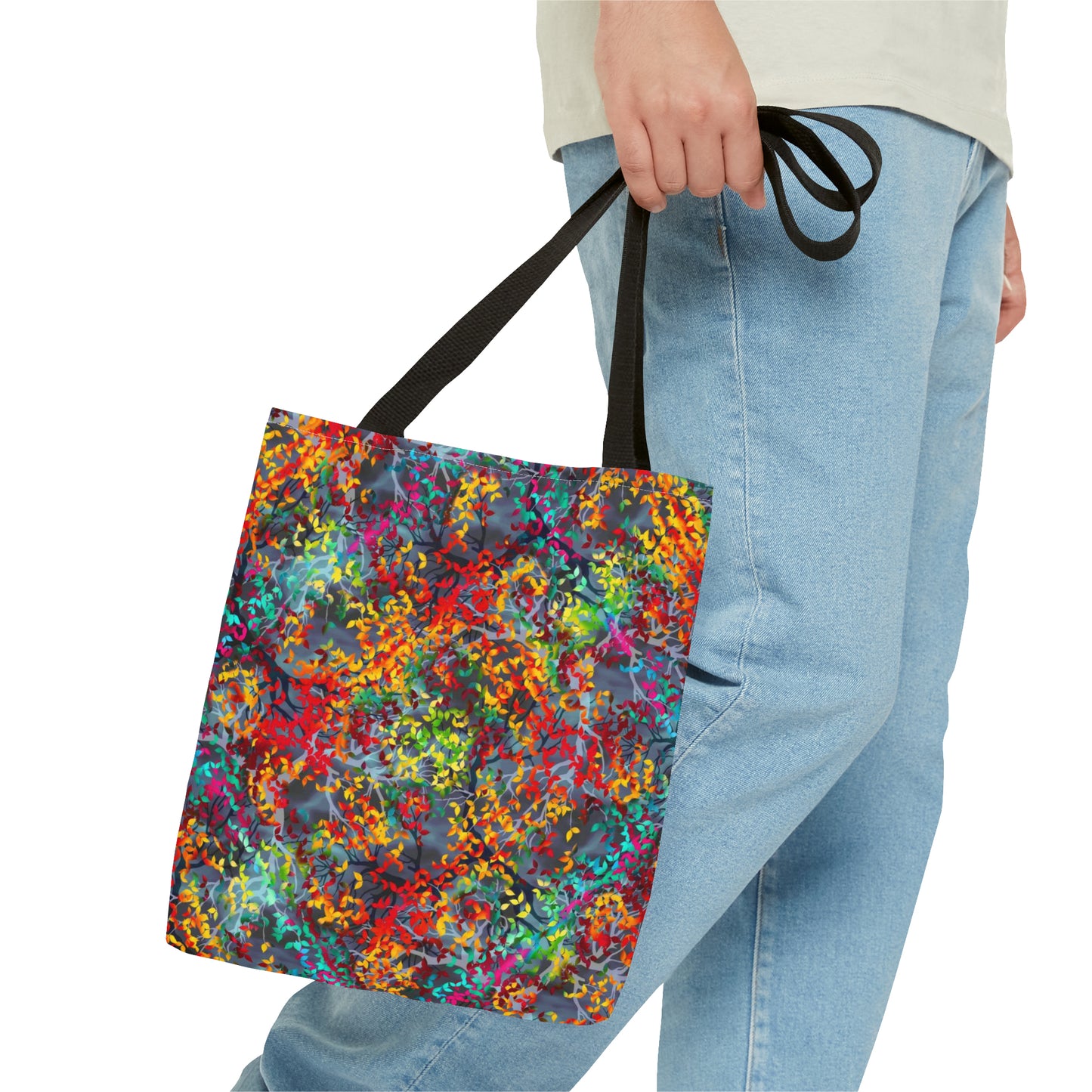 Tote Bag:  Large-18x18; Dreamscapes-Bright Leaves