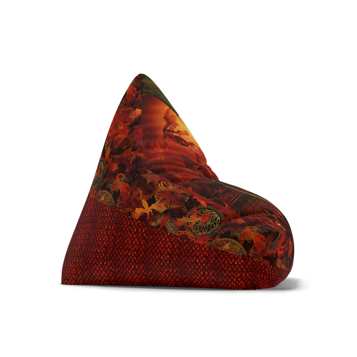 Bean Bag Cover:  Dragons [Red Fury]