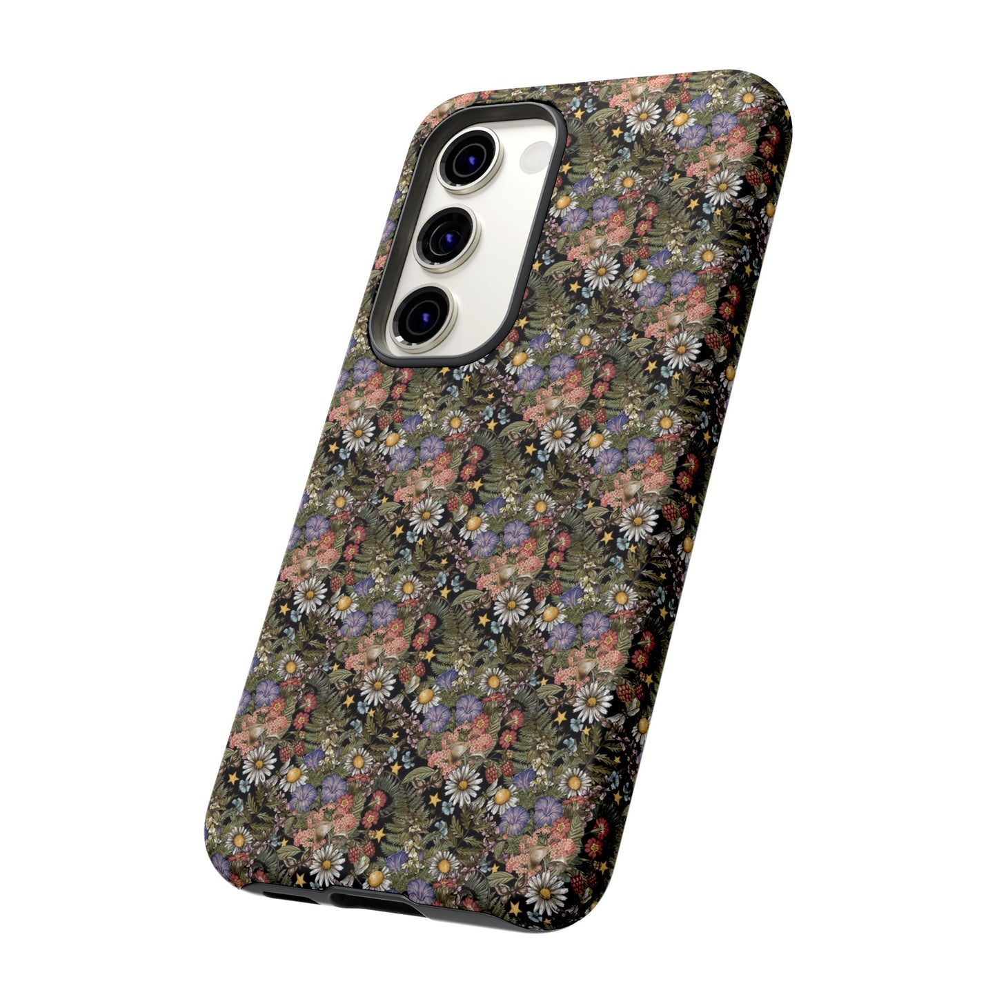 Samsung Galaxy S23 - Tough Case-Phone Case: The Sun, The Moon And The Stars [Flowers]