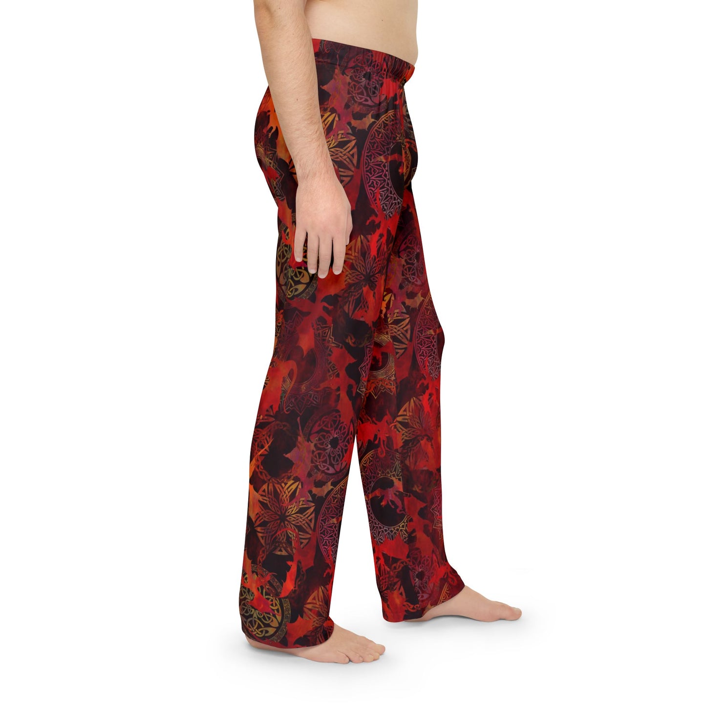 Pajama Pants:  "Dragons" [Red Fury]