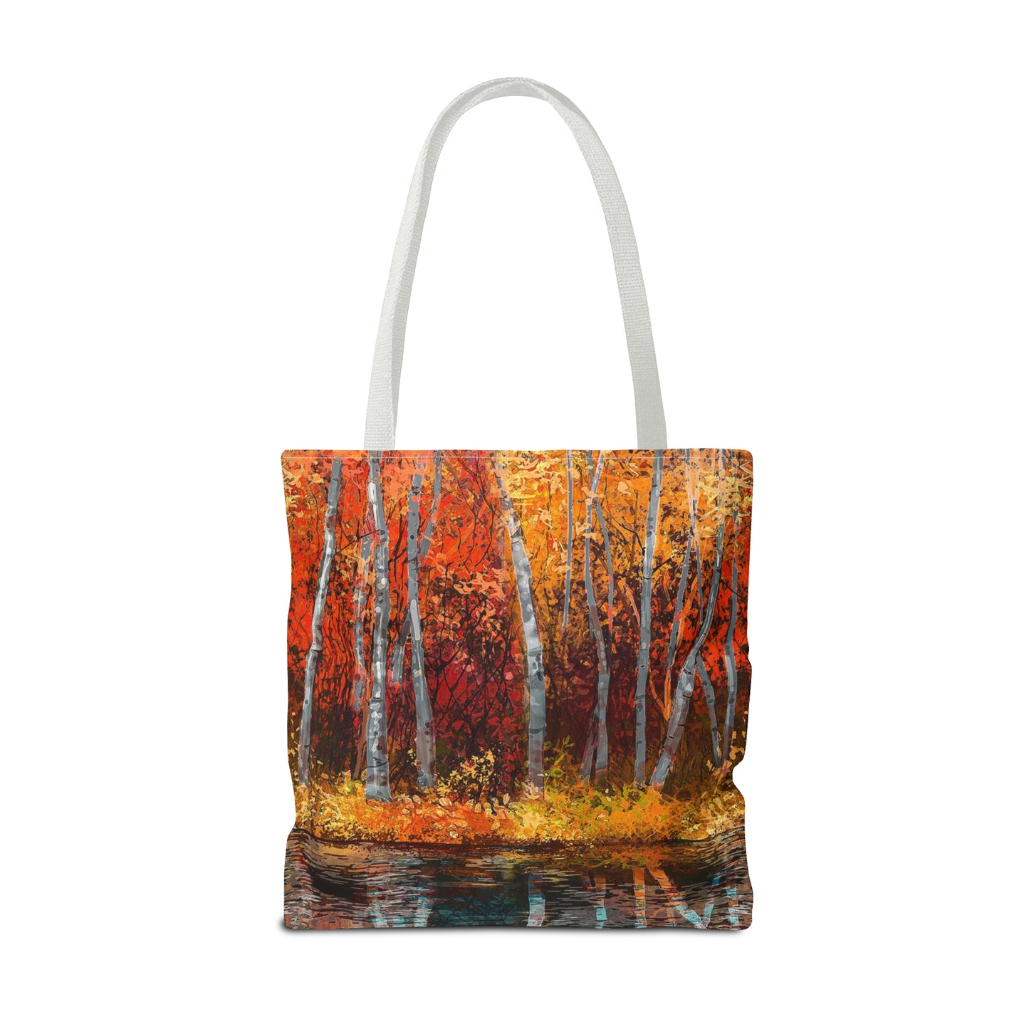 Tote Bag:  large-18x18;  "Year of Art" [Aspen Trees-2: Large Panel]