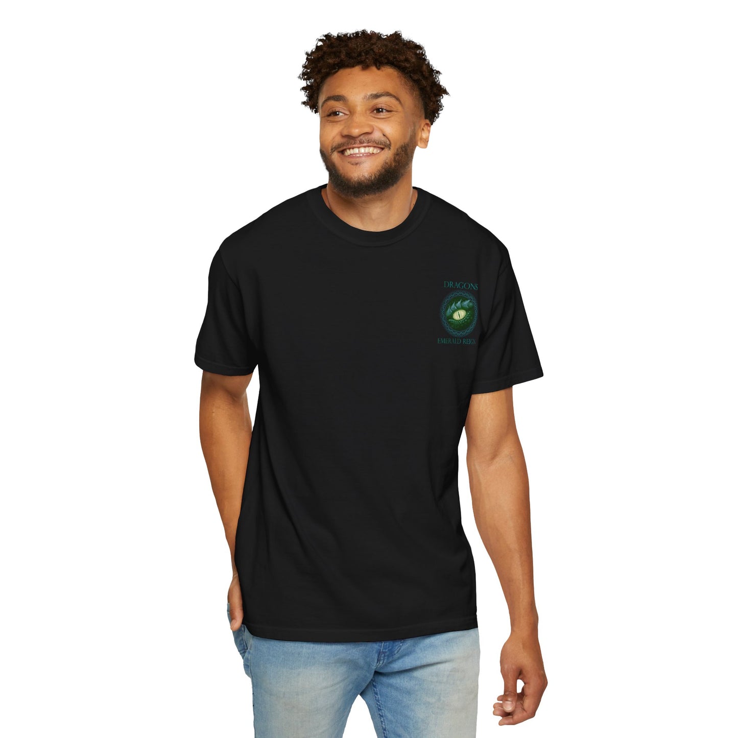 Mythic Dragon T-Shirt — Vintage Green Dragon Graphic Tee