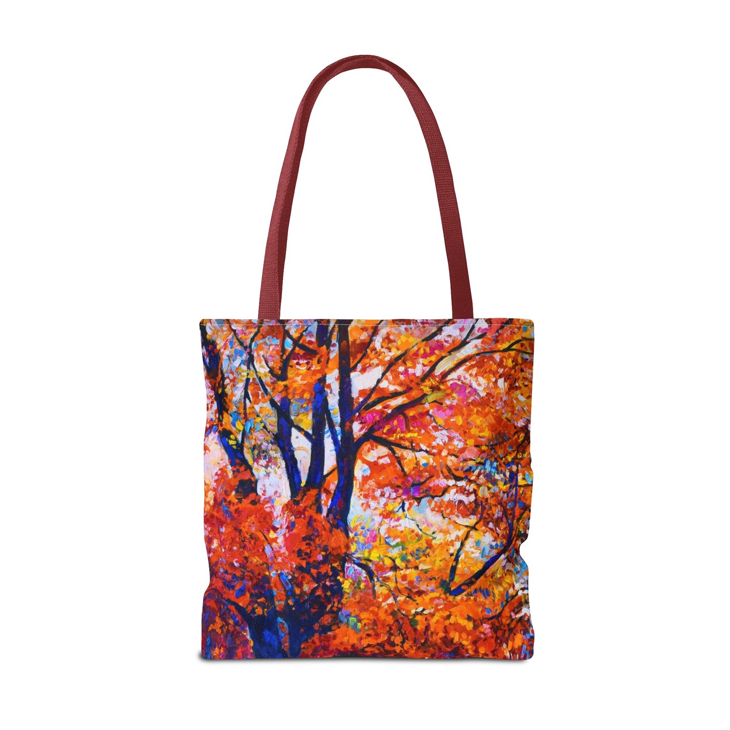 Tote Bag: Large-18x18; Year Of Art [Fall Trees-Full Panel]