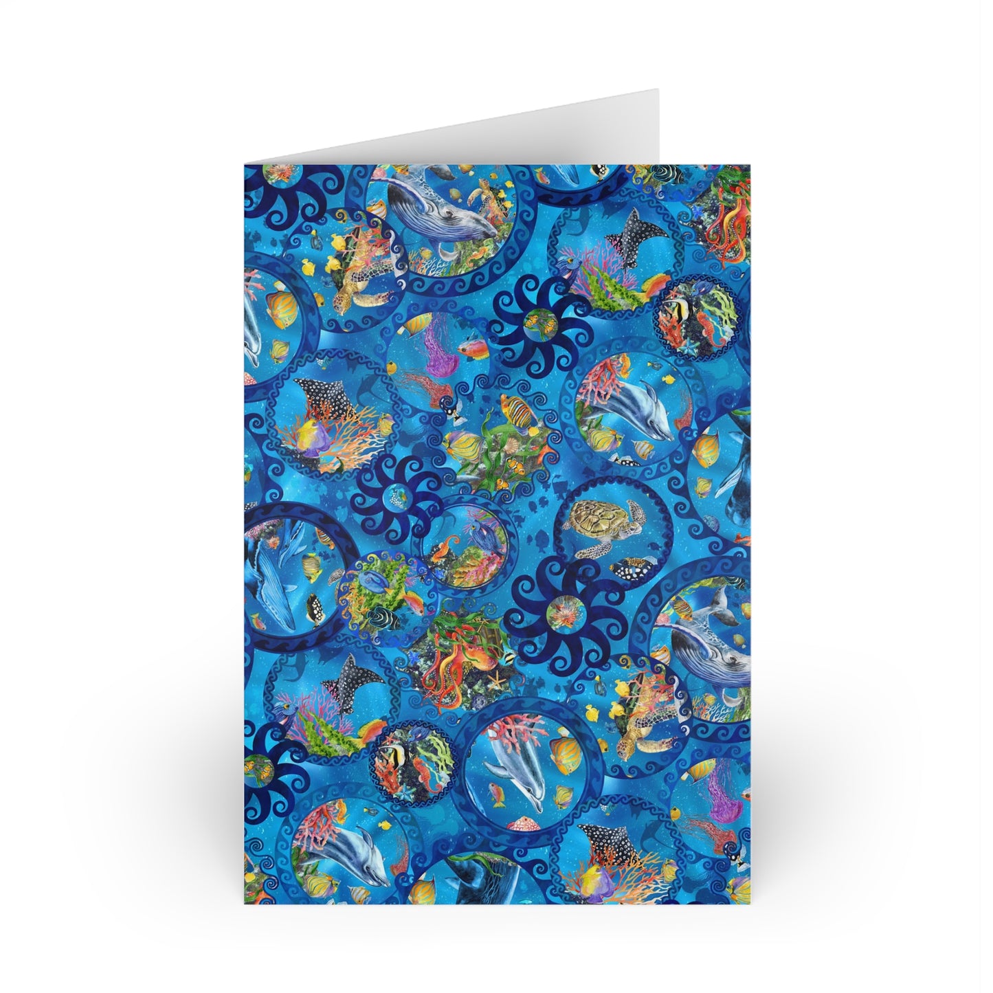 NOTE CARDS: CALYPSO [Undersea Life-Circles]