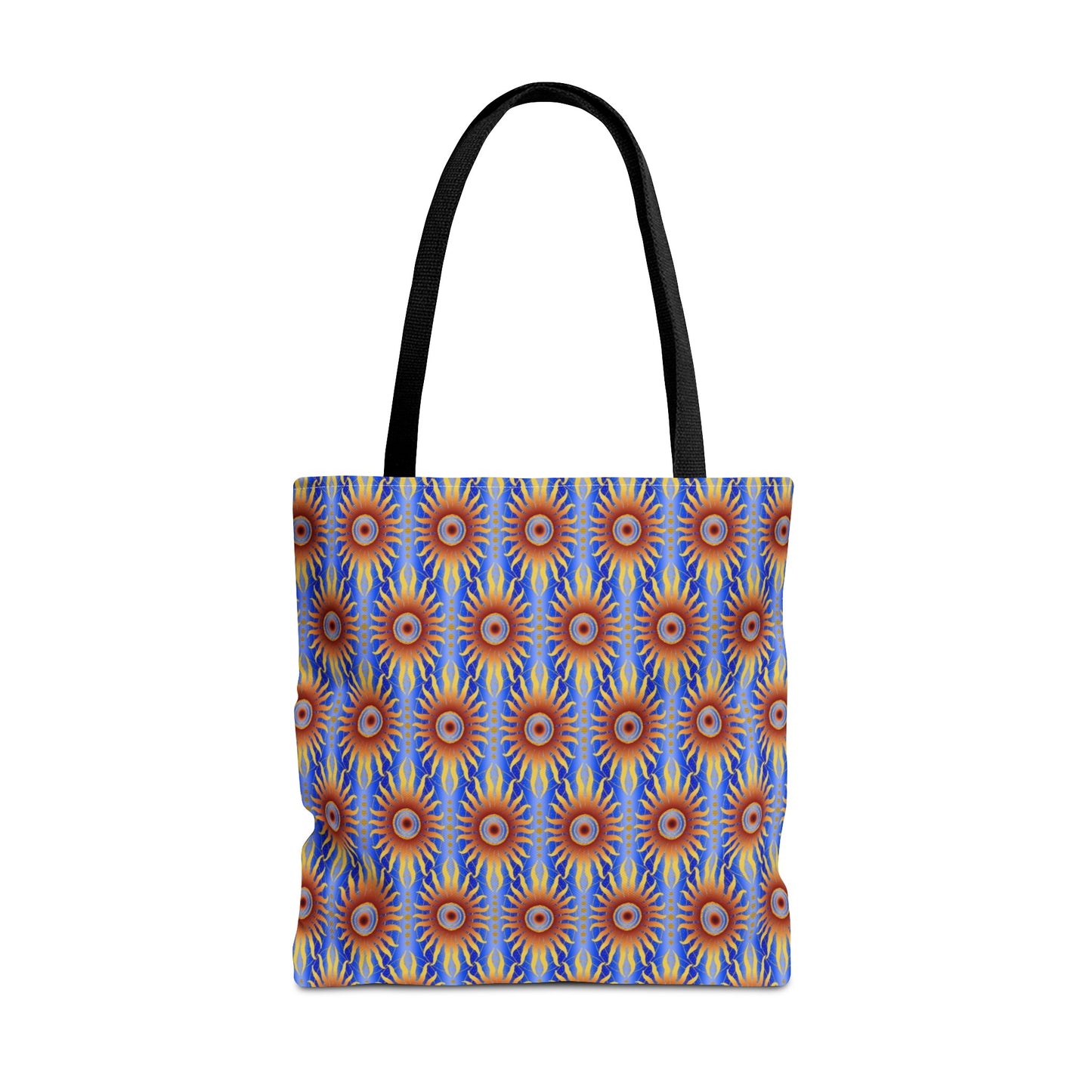Tote Bag: Large:  ($24.23) - Celestial [Crimson/Blue-Sunbursts]