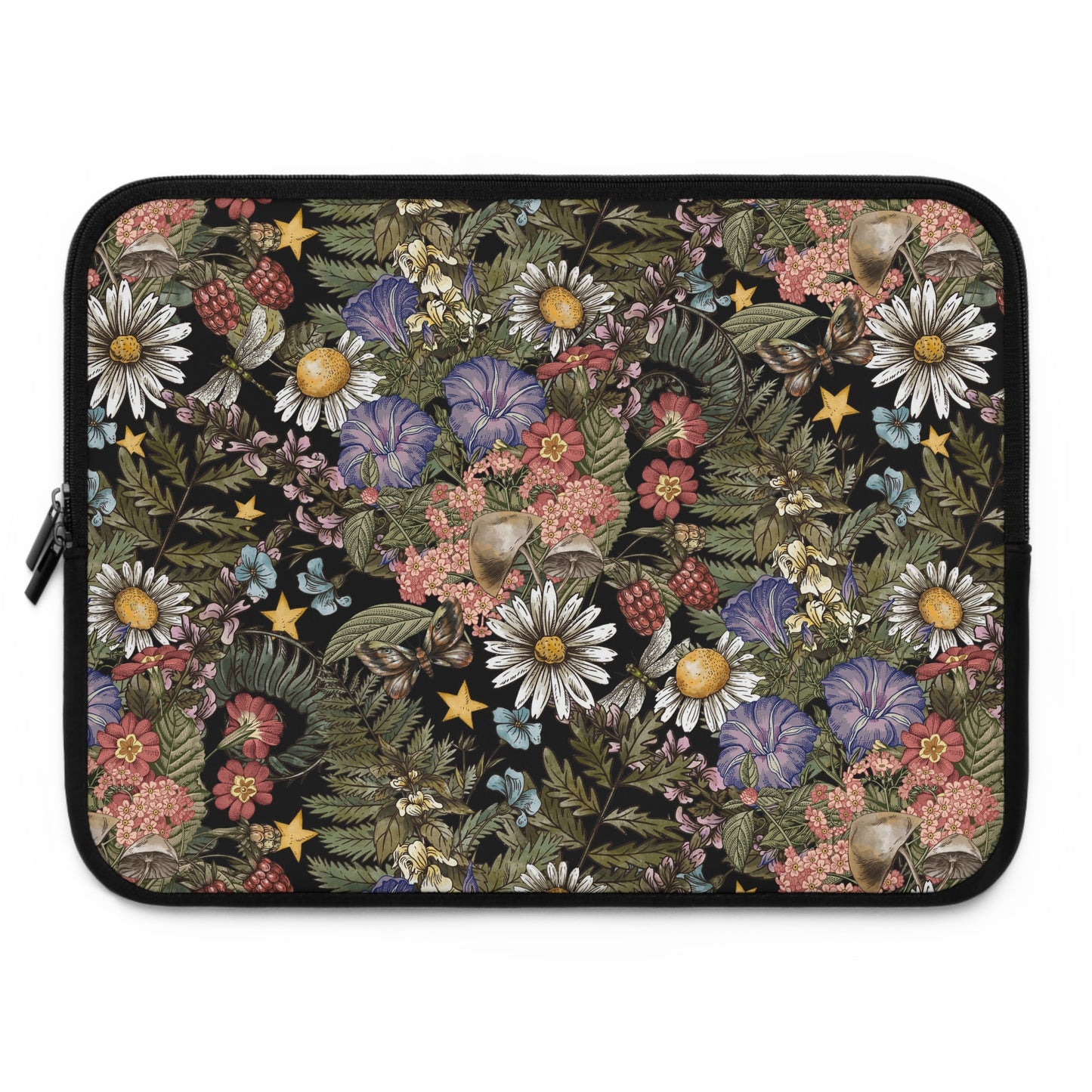 Laptop Sleeve:  [SUN-MOON-STARS]:  Flowers