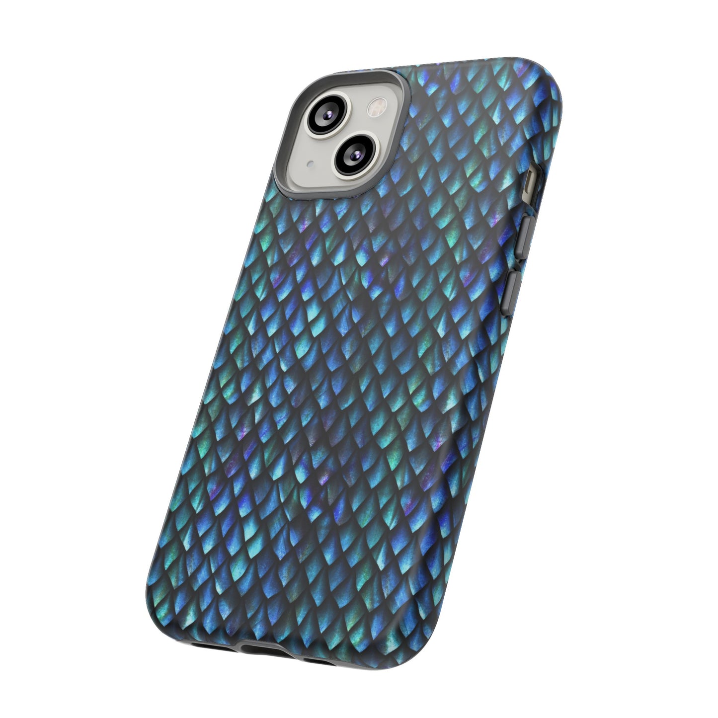 Apple I-Phone 14 (Series) Tough Case-Phone Case: Dragons [Luminescent scales]