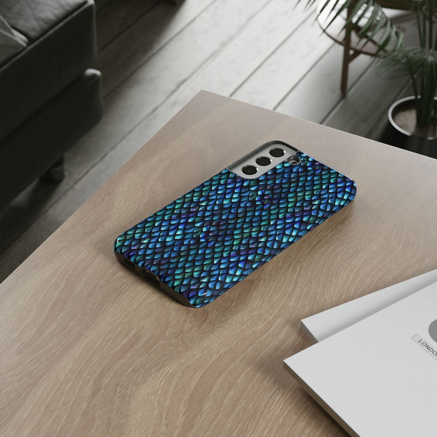 Samsung Galaxy S22 - Tough Case-Phone Case:  Dragons [Luminescent Scales]