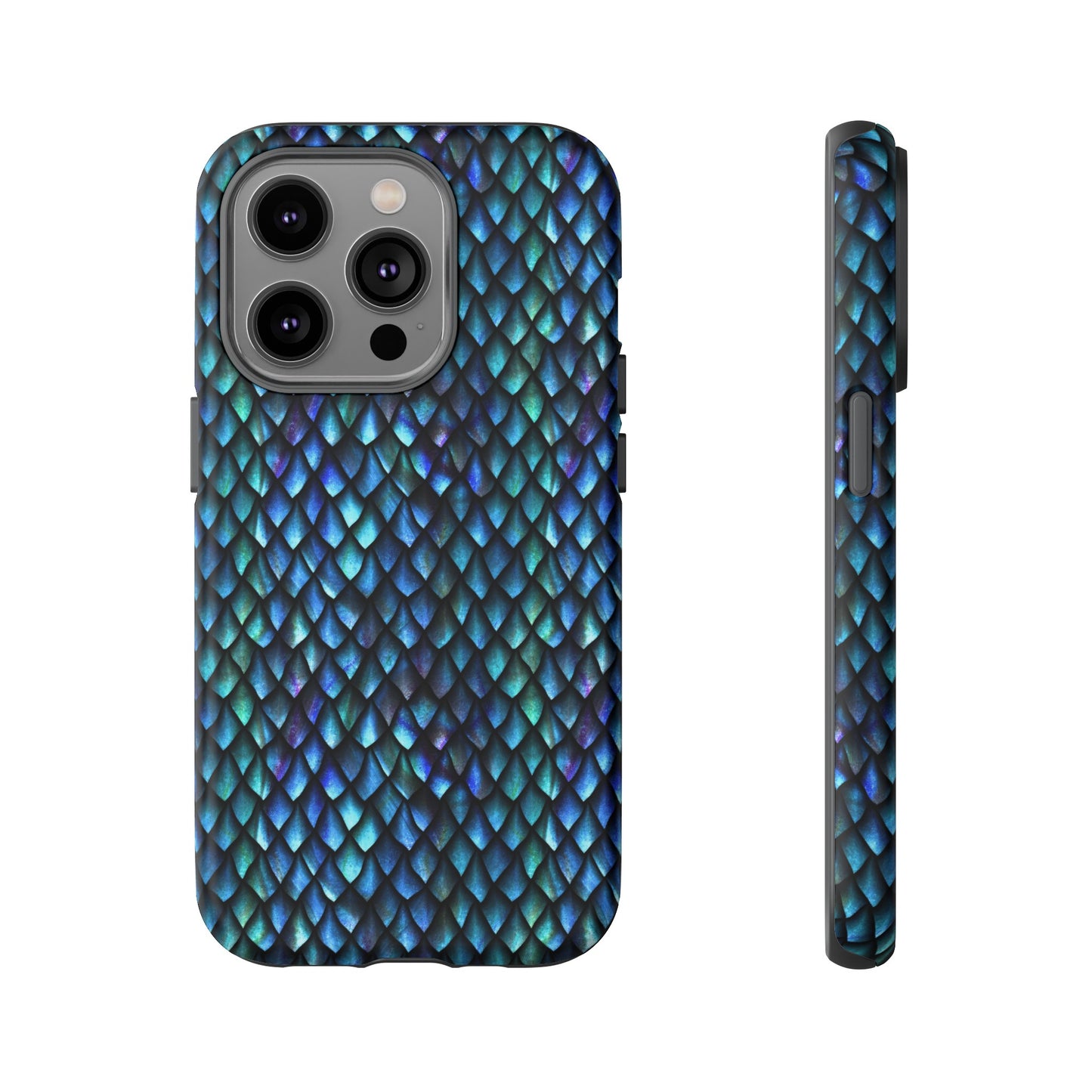 Apple I-Phone 14 (Series) Tough Case-Phone Case: Dragons [Luminescent scales]