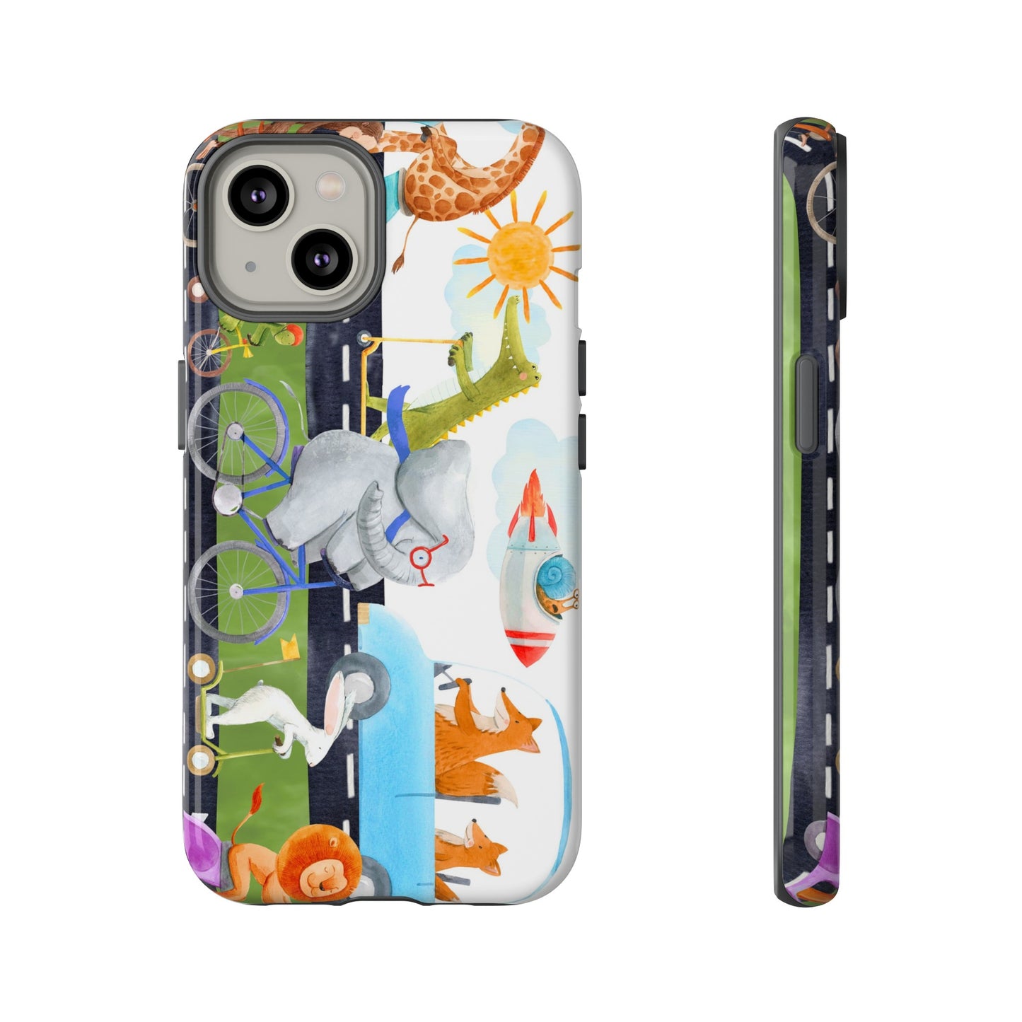 Apple I-Phone 14 (Series) Tough Case-Phone Case: On The Go [Border]