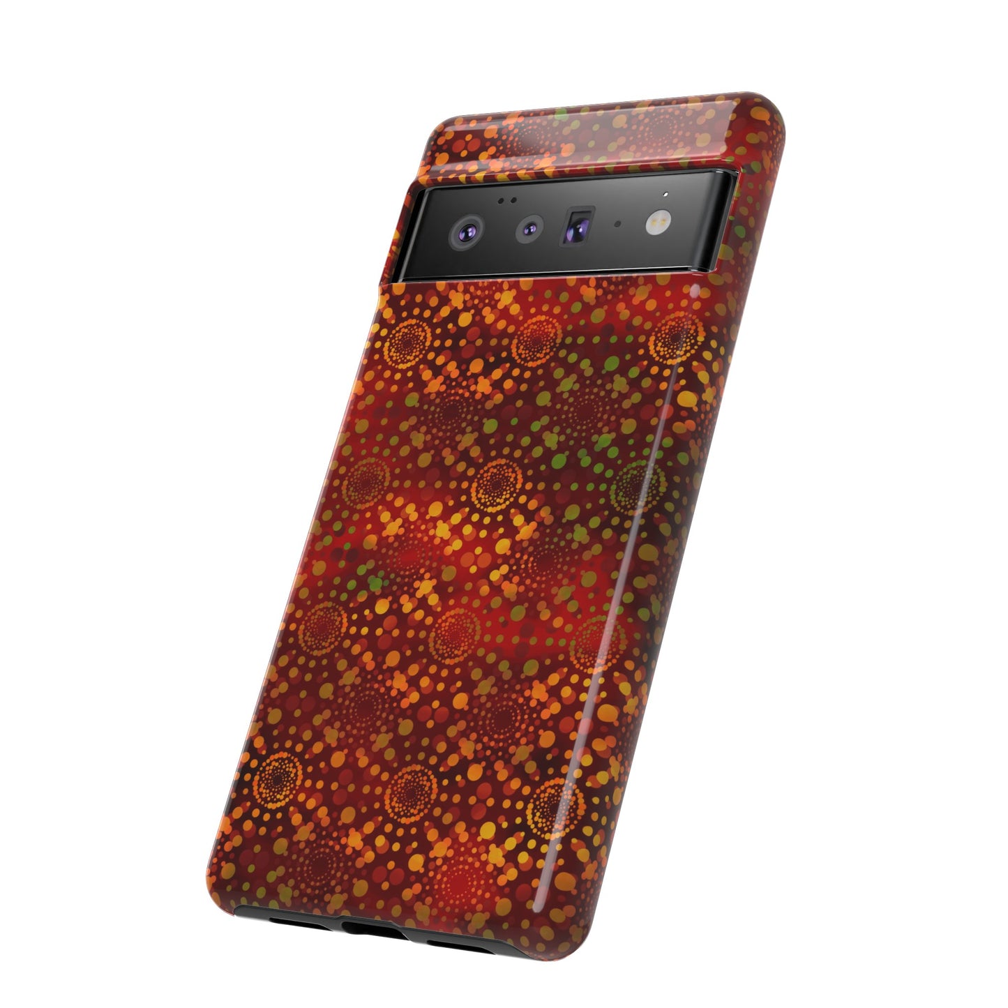 Google Pixel Tough Case-Phone Case: Dreamscapes [Red Kaliedoscope]