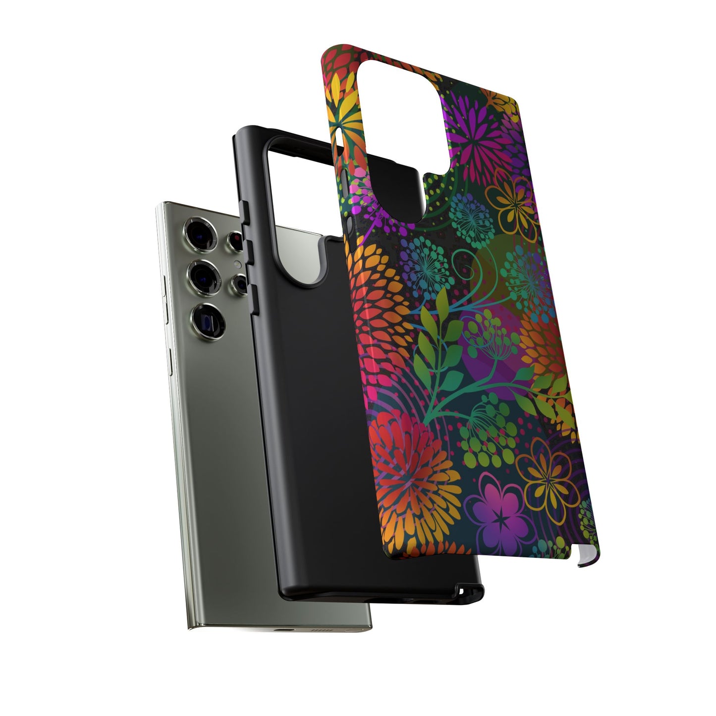 Samsung Galaxy S23 - Tough Case-Phone Case:  Unusual Garden [Bright Flowers]