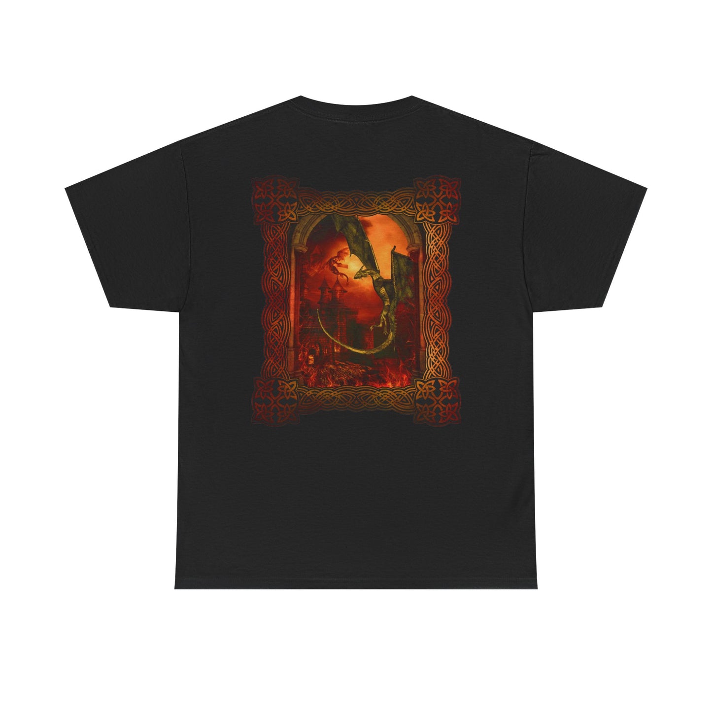 Cotton Tee-Shirt:  Dragons [Red Fury]