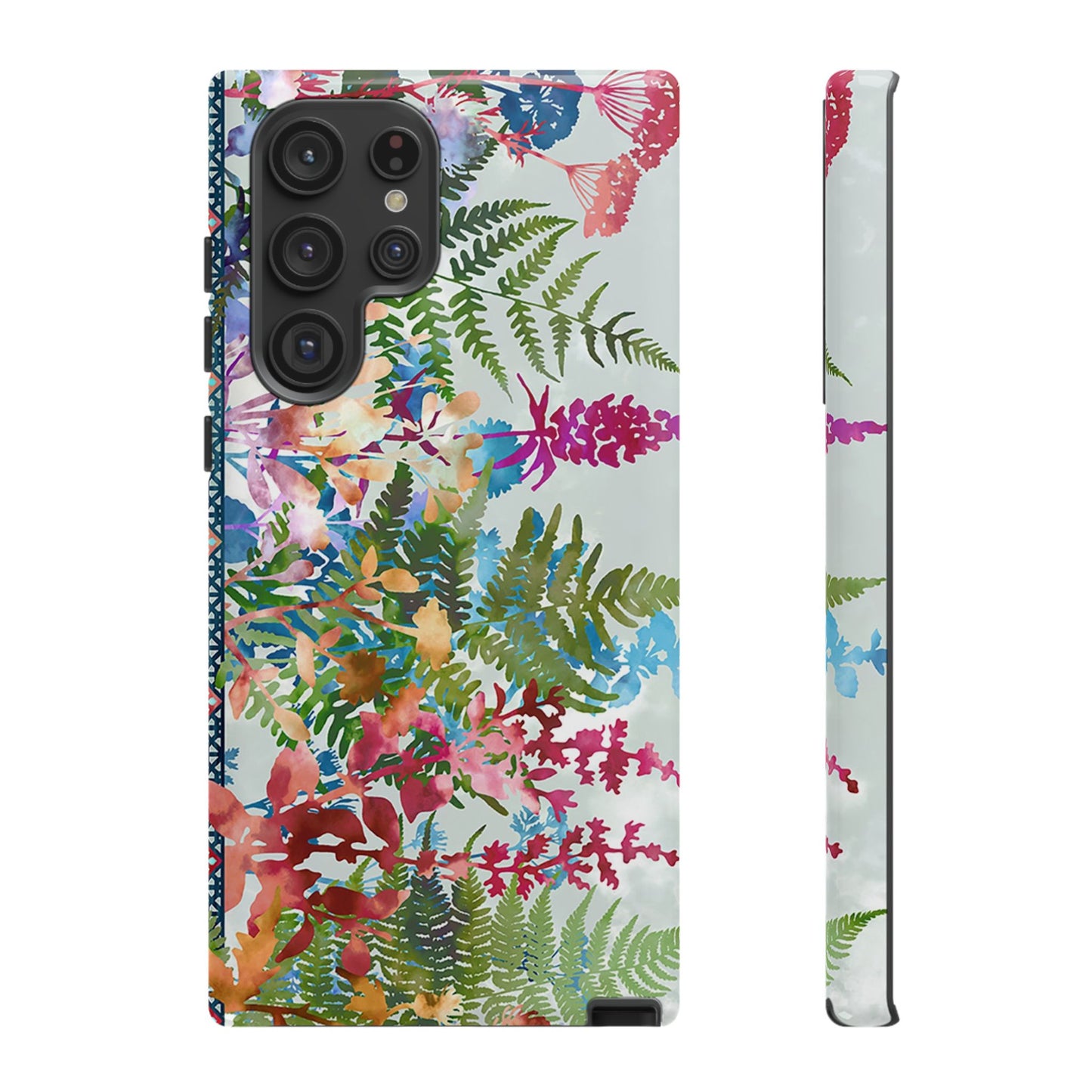 Samsung Galaxy S22 - Tough Case-Phone Case:  Haven [Red Border]