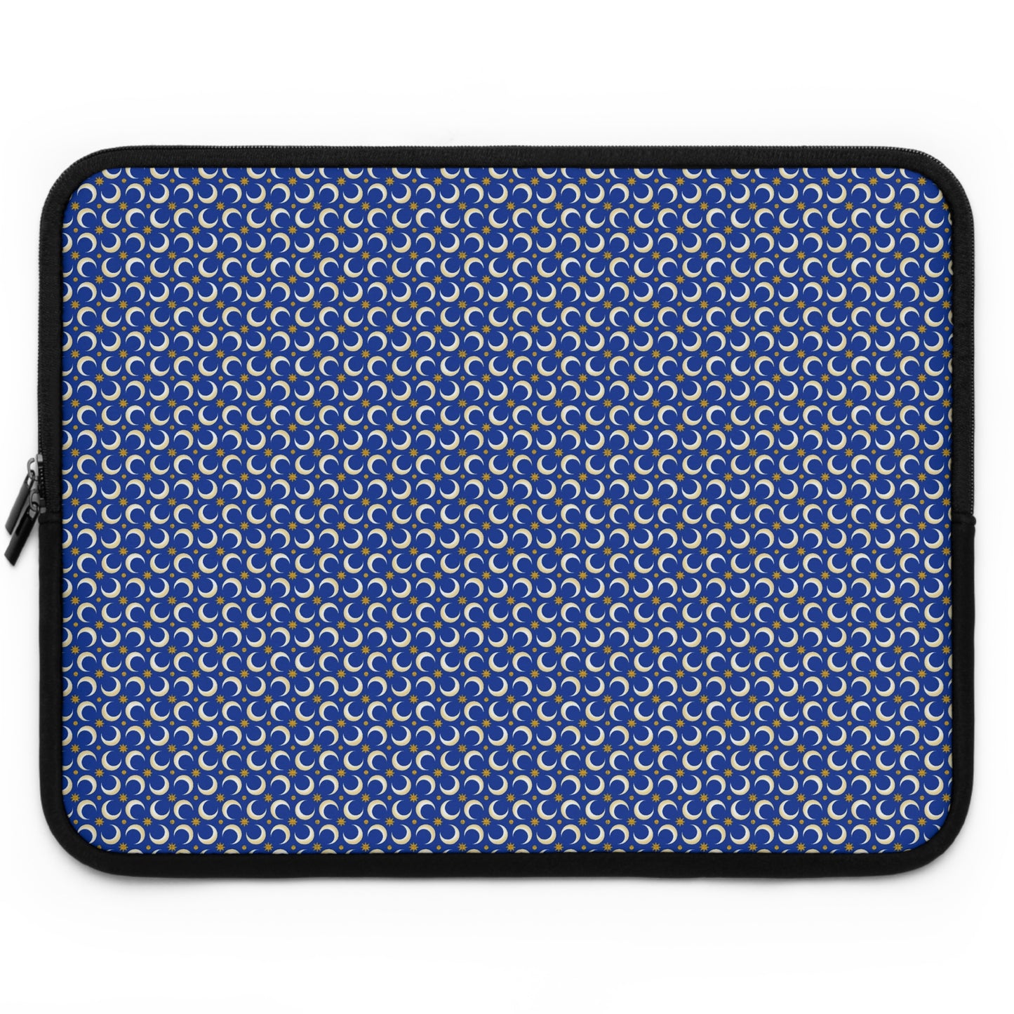 Laptop Sleeve:  Celestial [Blue Moons-Gold Stars]