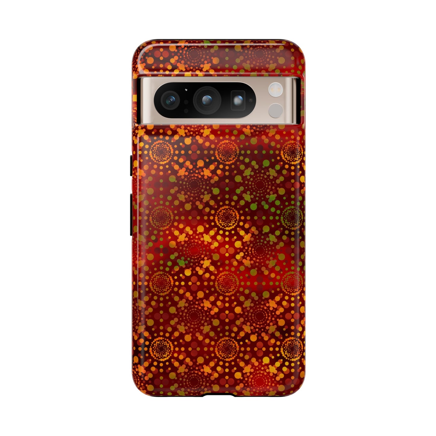 Google Pixel Tough Case-Phone Case: Dreamscapes [Red Kaliedoscope]