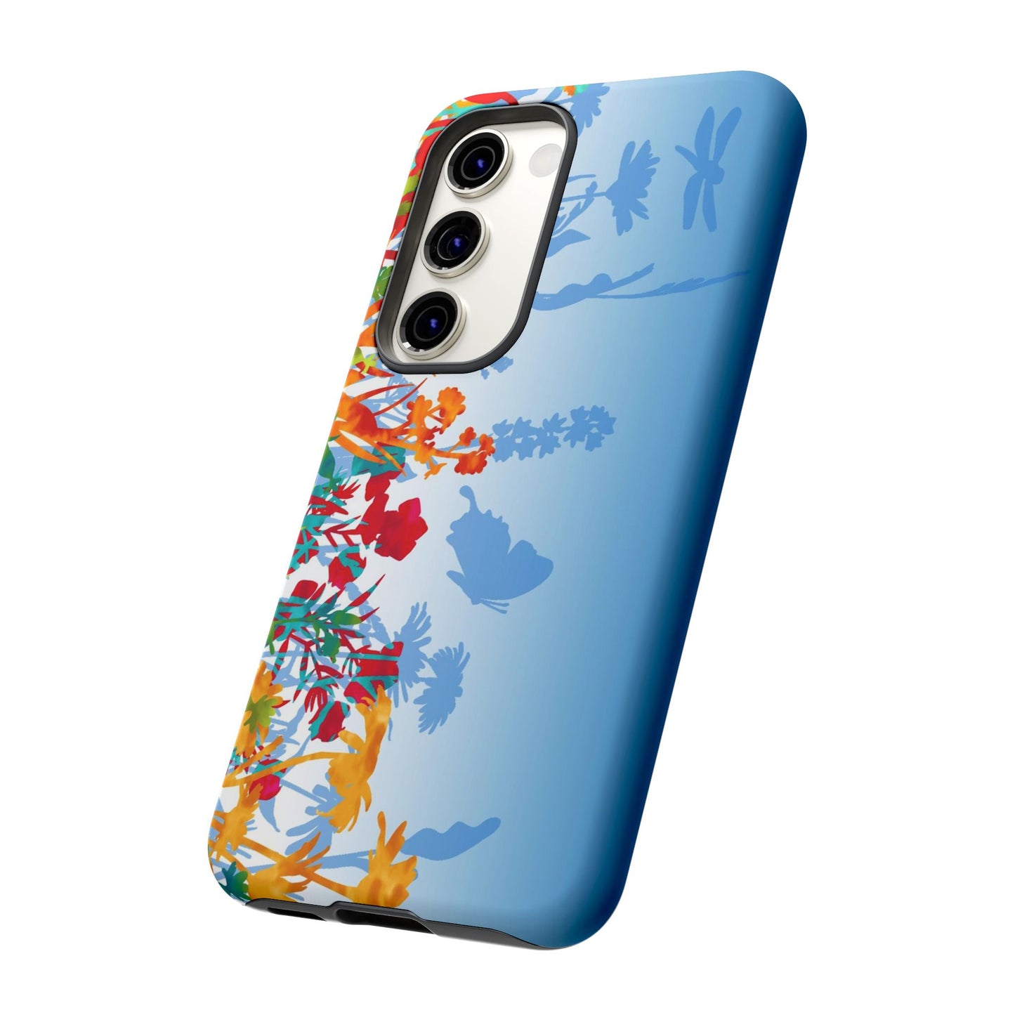 Samsung Galaxy S23 - Tough Phone Case: Dreamscapes [Light Blue Border]