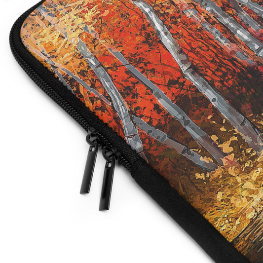 Laptop Sleeve:  [Year of Art]:  Aspen Trees 1