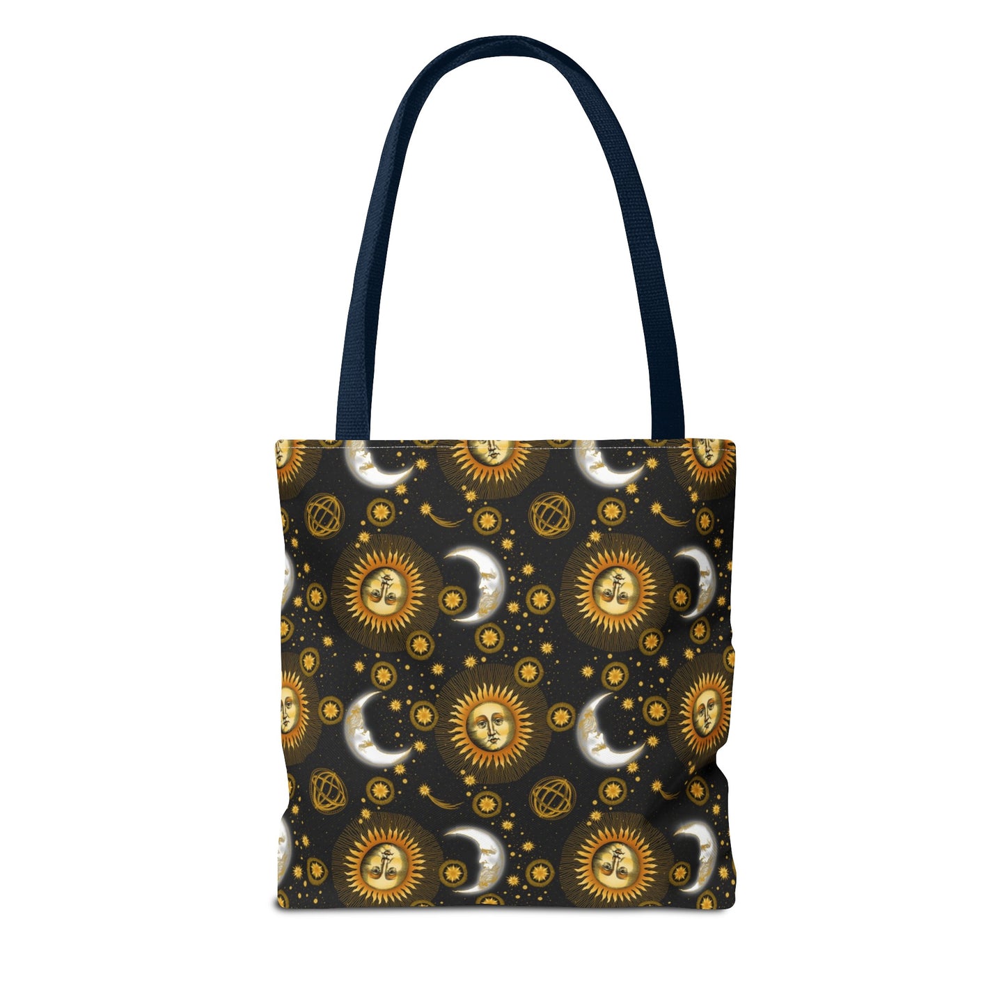 Tote Bag: Large:  ($24.23):  Celestial [Sun-Moon-Black]
