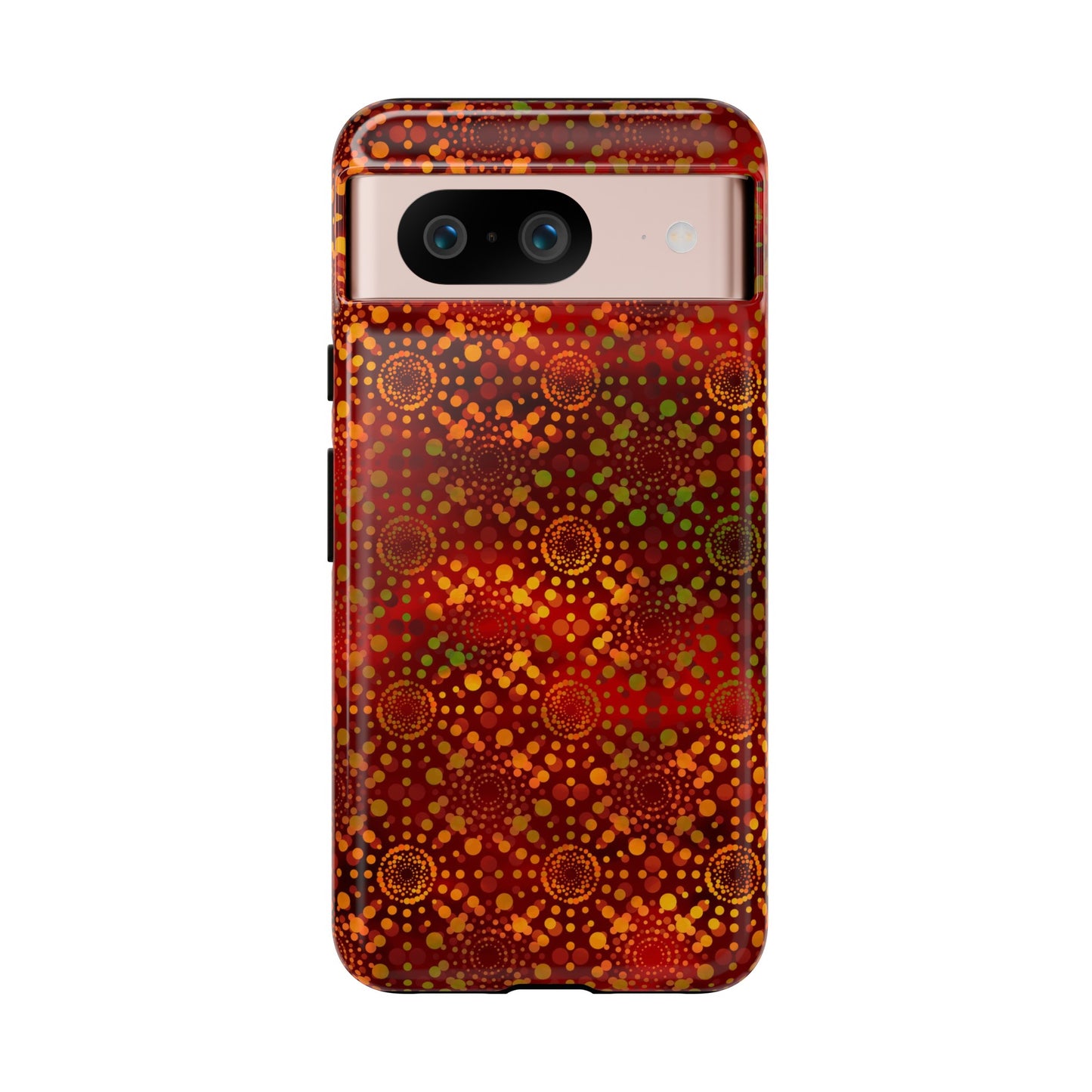 Google Pixel Tough Case-Phone Case: Dreamscapes [Red Kaliedoscope]