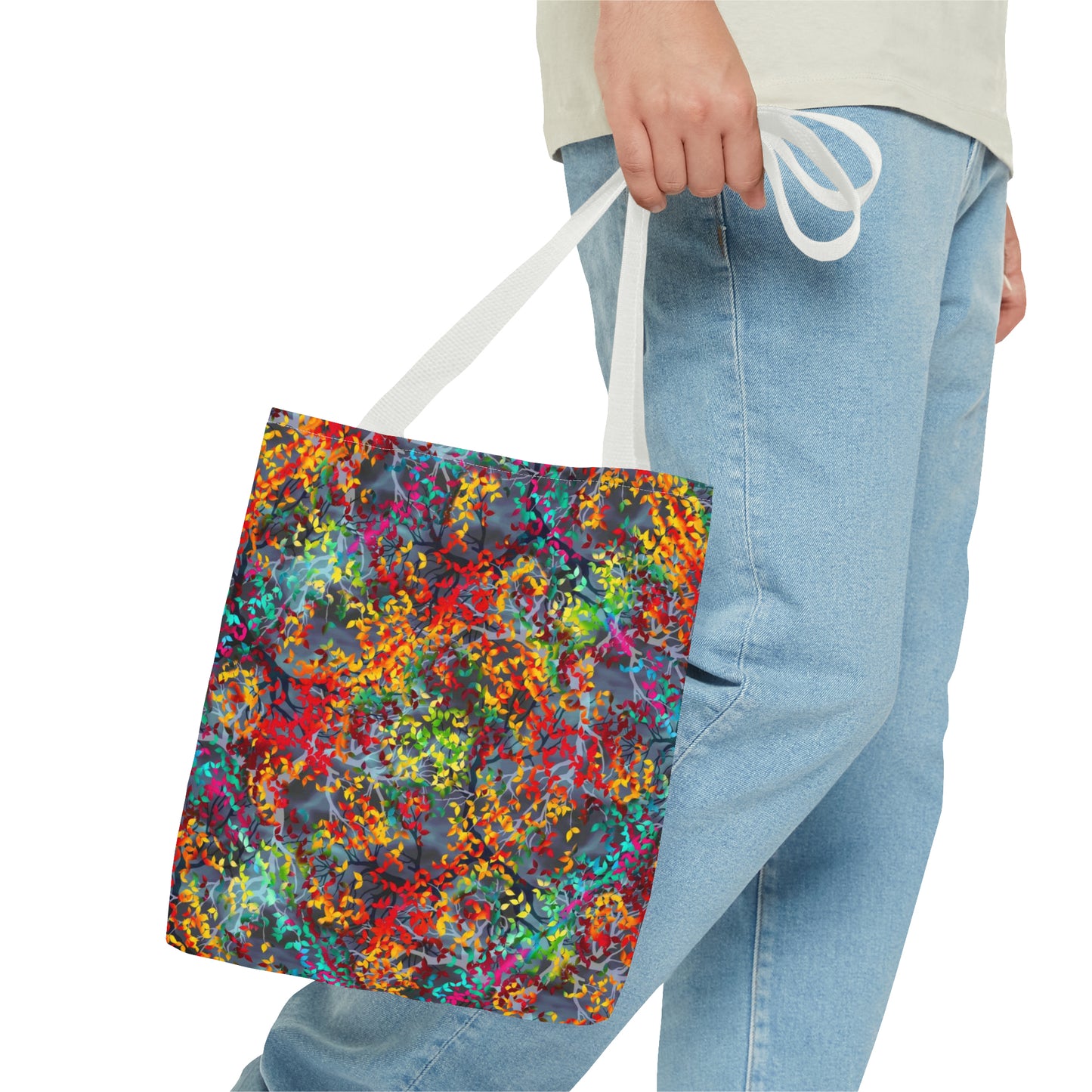 Tote Bag:  Large-18x18; Dreamscapes-Bright Leaves