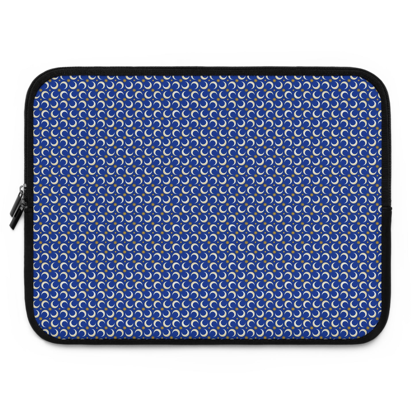 Laptop Sleeve:  Celestial [Blue Moons-Gold Stars]