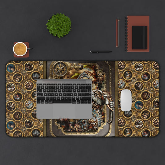 Desk Mat (23x13):  STEAMPUNK [Animals-Panel]