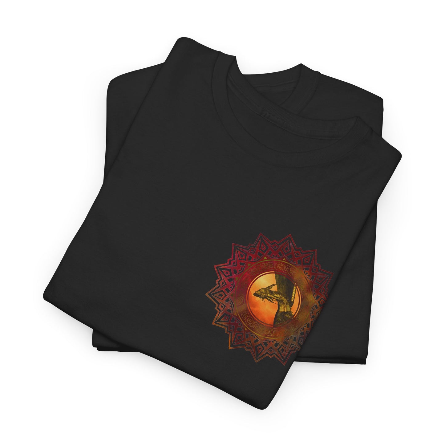 Cotton Tee-Shirt:  Dragons [Red Fury]