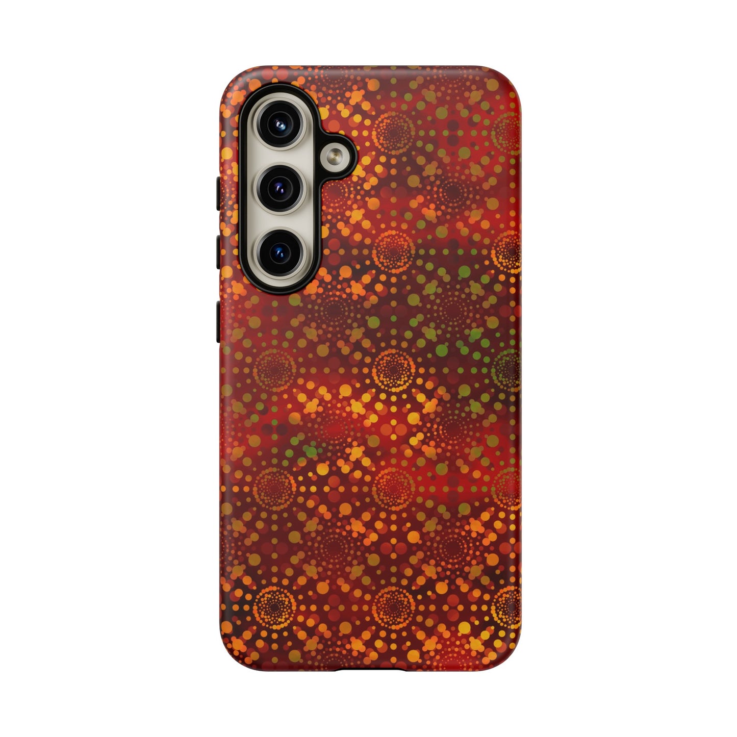 Samsung Galaxy Series Tough Case-Phone Case: Dreamscapes [Red Kaleidoscope]