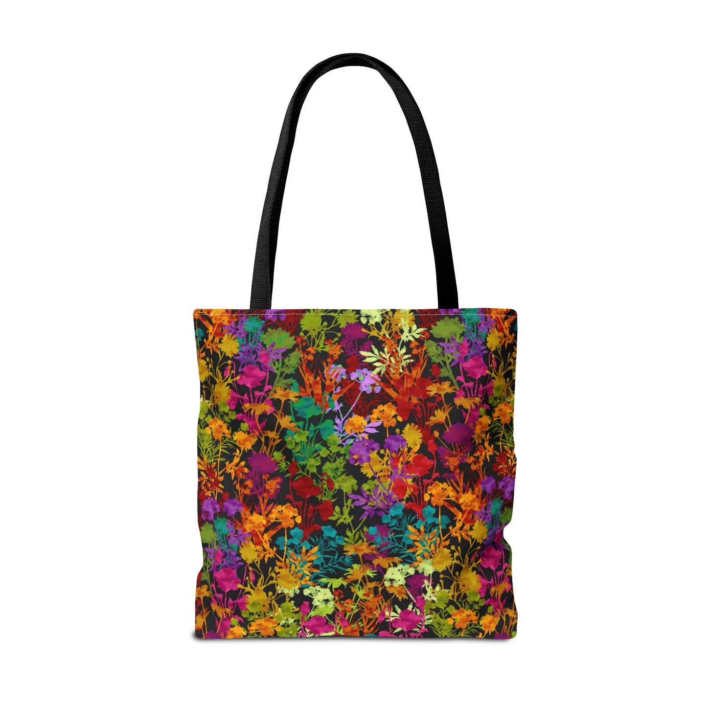 Tote Bag:  Large-18x18; Dreamscapes-Multi Color Flowers