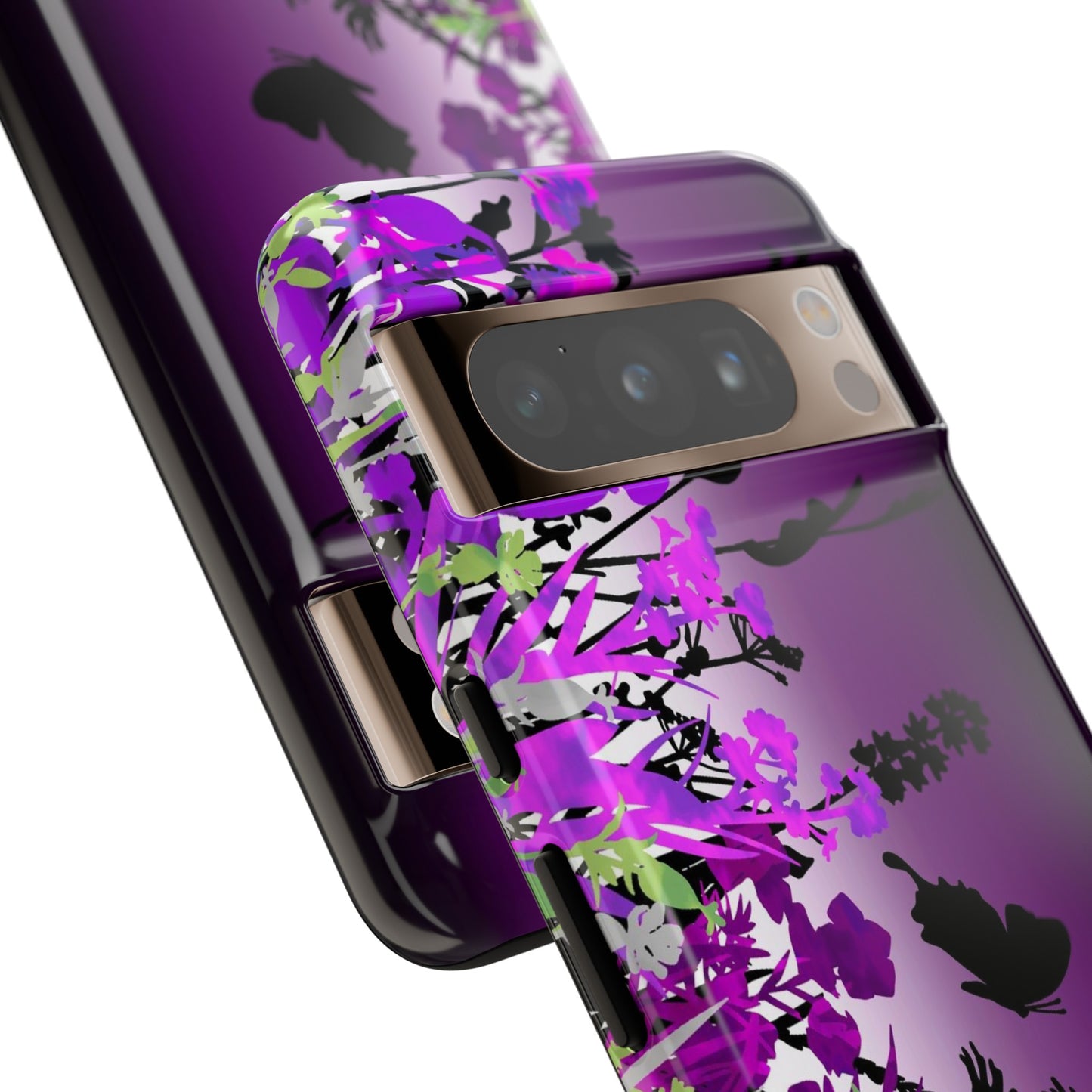 Android Google Pixel (Series) Tough Case-Phone Case:  Dreamscapes [Dark Purple Border]