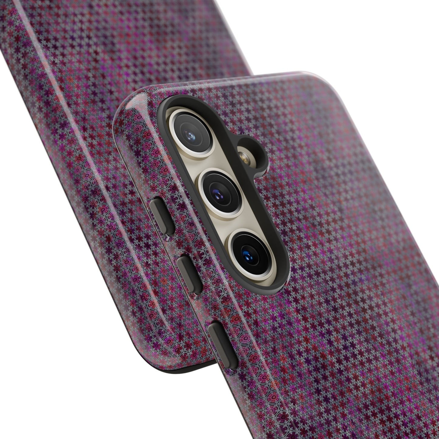 Samsung Galaxy Series Tough Case-Phone Case: Sci-Fi [Purple Barbs]