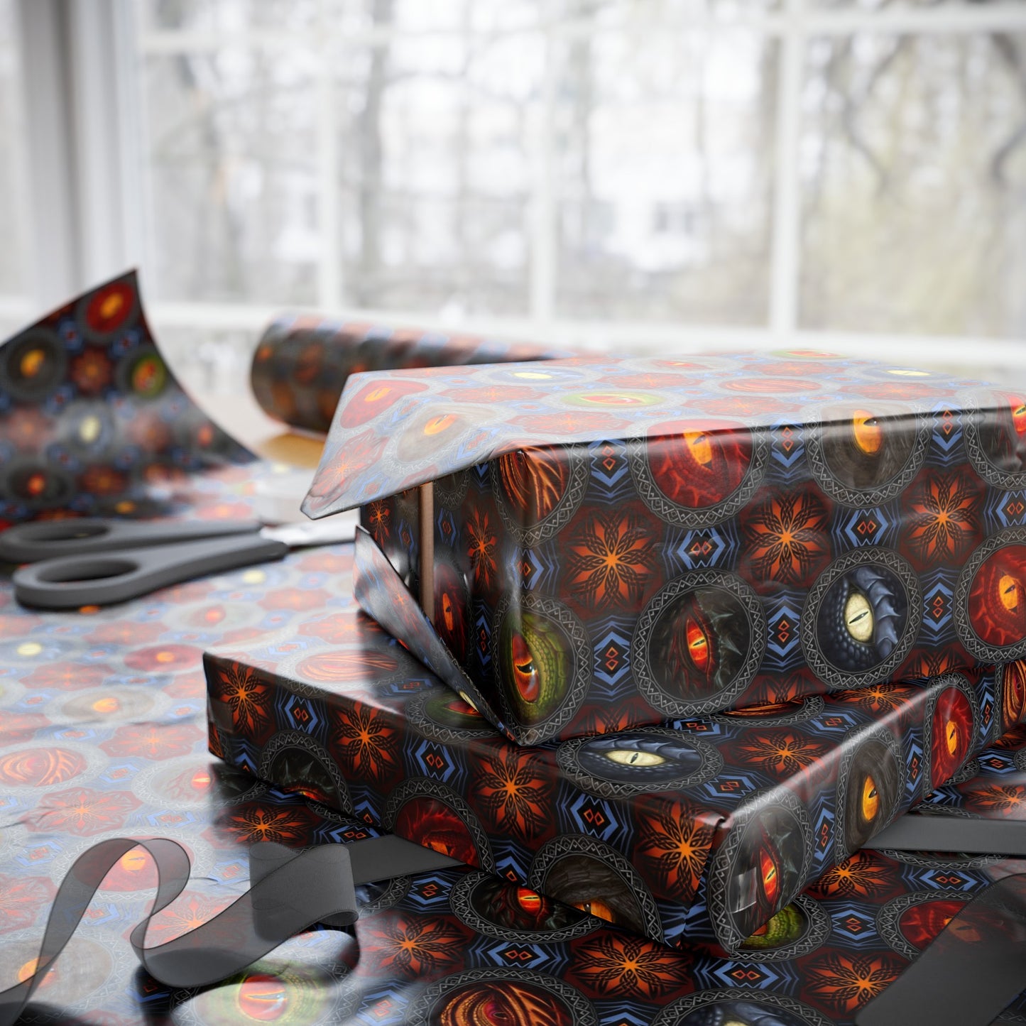 Wrapping Paper:  Dragons [Dragon Eyes]