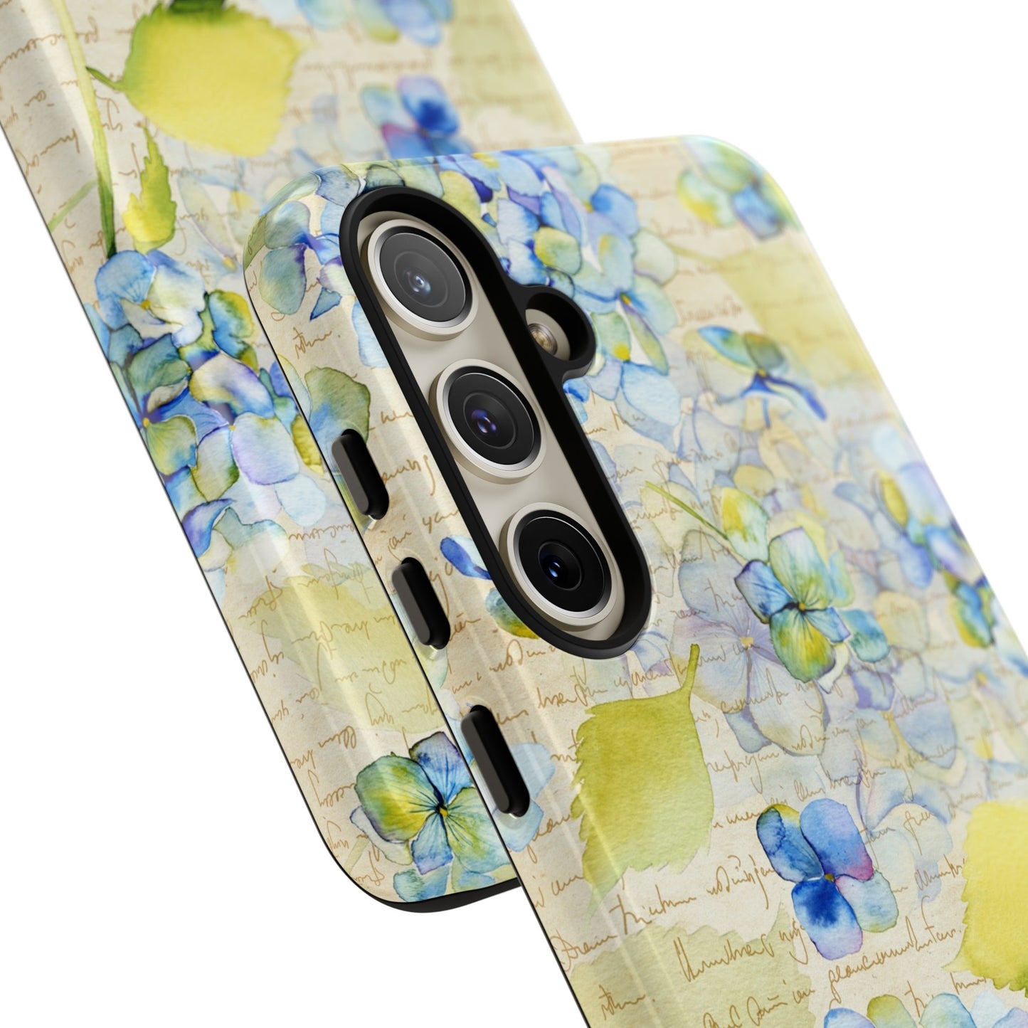Samsung Galaxy Series Tough Case-Phone Case:  Leah [Flowers W/Script]