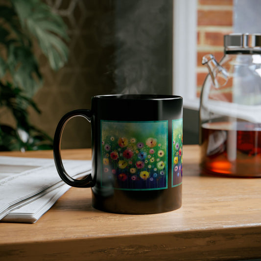 Ceramic Mug:  Black;  Year of Art
