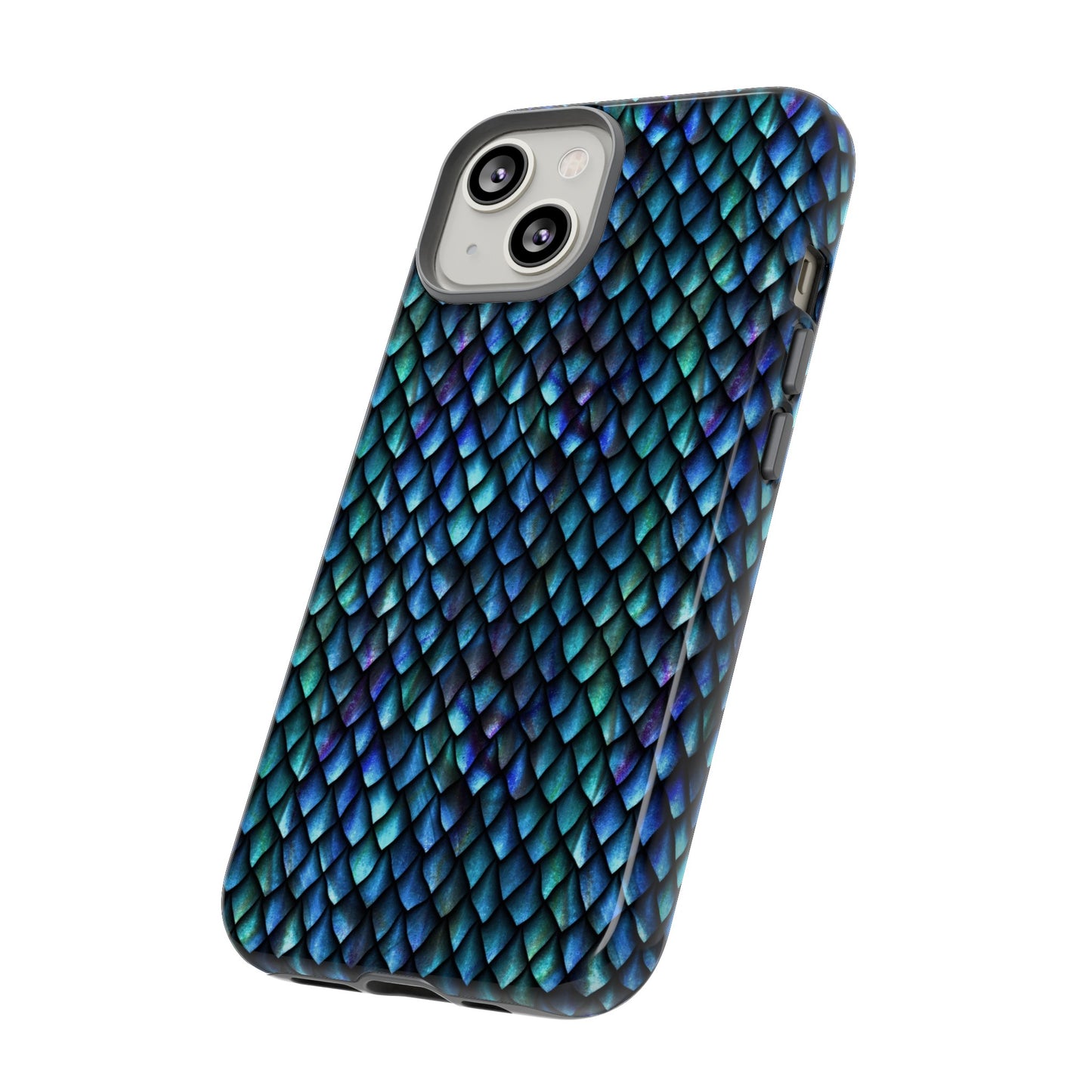 Apple I-Phone 14 (Series) Tough Case-Phone Case: Dragons [Luminescent scales]