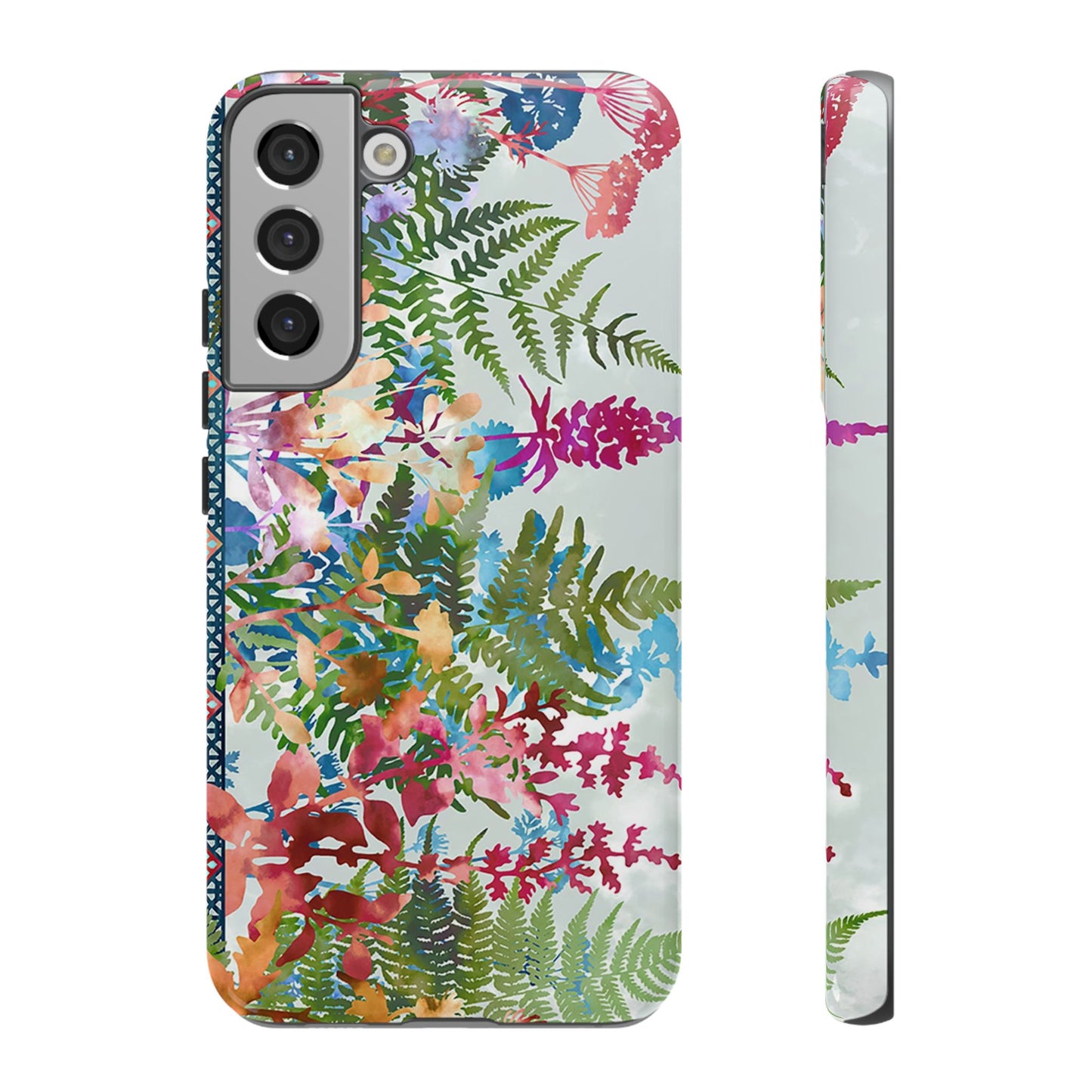 Samsung Galaxy S22 - Tough Case-Phone Case:  Haven [Red Border]