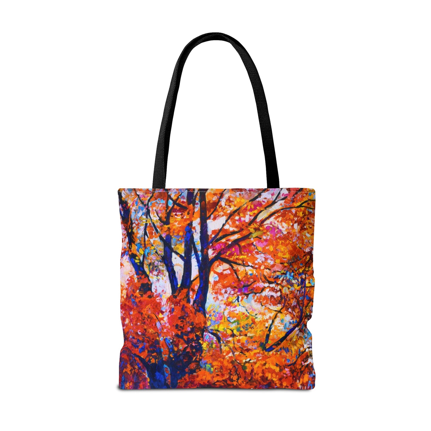 Tote Bag: Large-18x18; Year Of Art [Fall Trees-Full Panel]