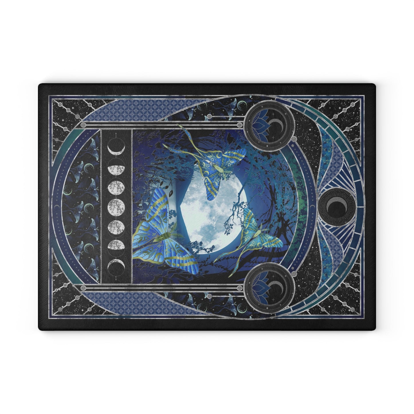 Glass Cutting Board (11"x15"):  La Luna [Panel]