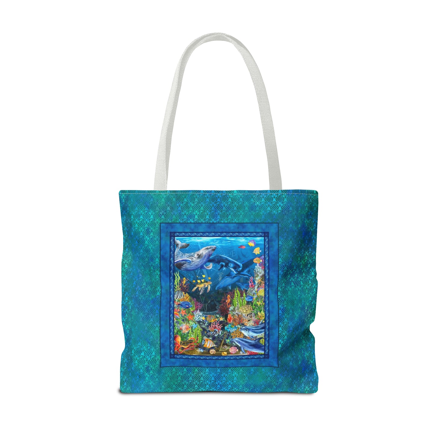 Tote Bag:  large-18x18;  "Calypso" [Sea Life Panel]