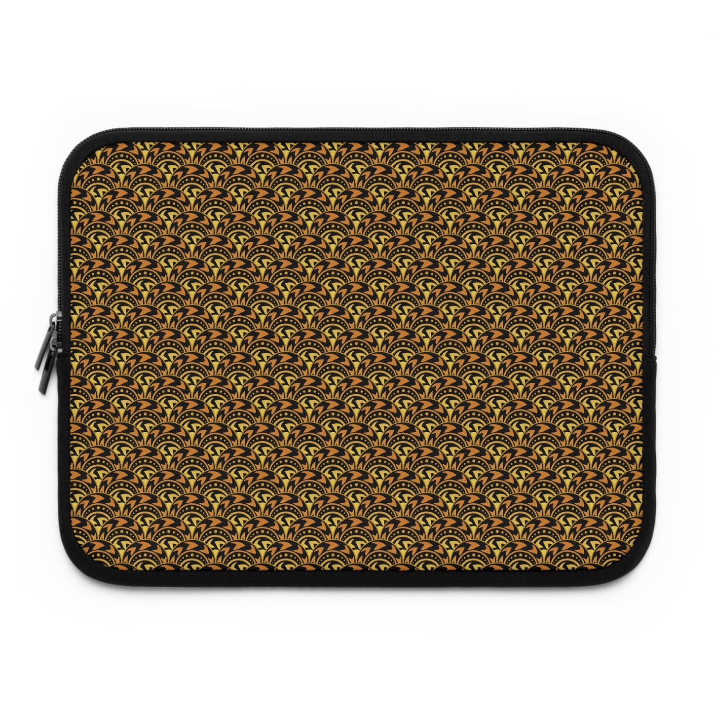 Laptop Sleeve :  Celestial [Gold/Black-Scallops]