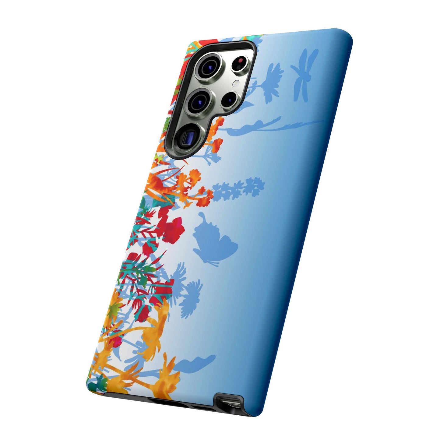 Samsung Galaxy S23 - Tough Phone Case: Dreamscapes [Light Blue Border]