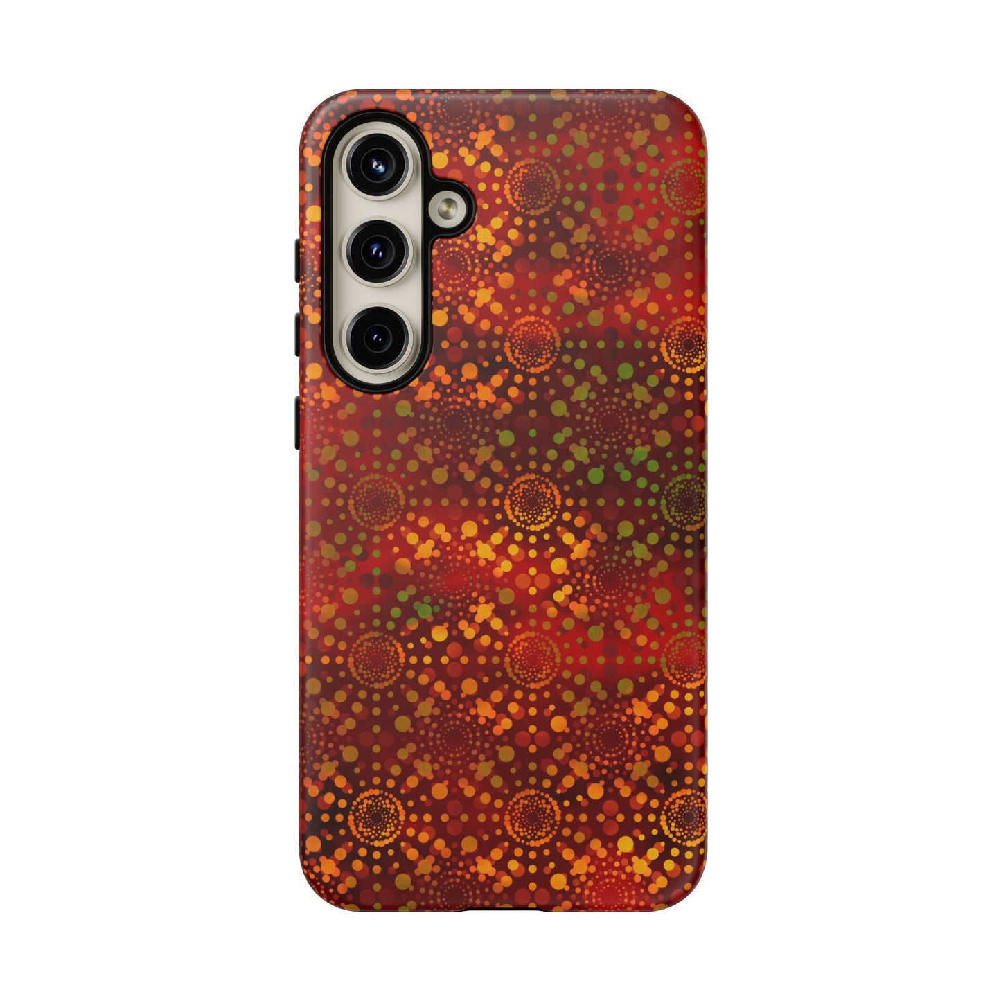 Samsung Galaxy Series Tough Case-Phone Case: Dreamscapes [Red Kaleidoscope]